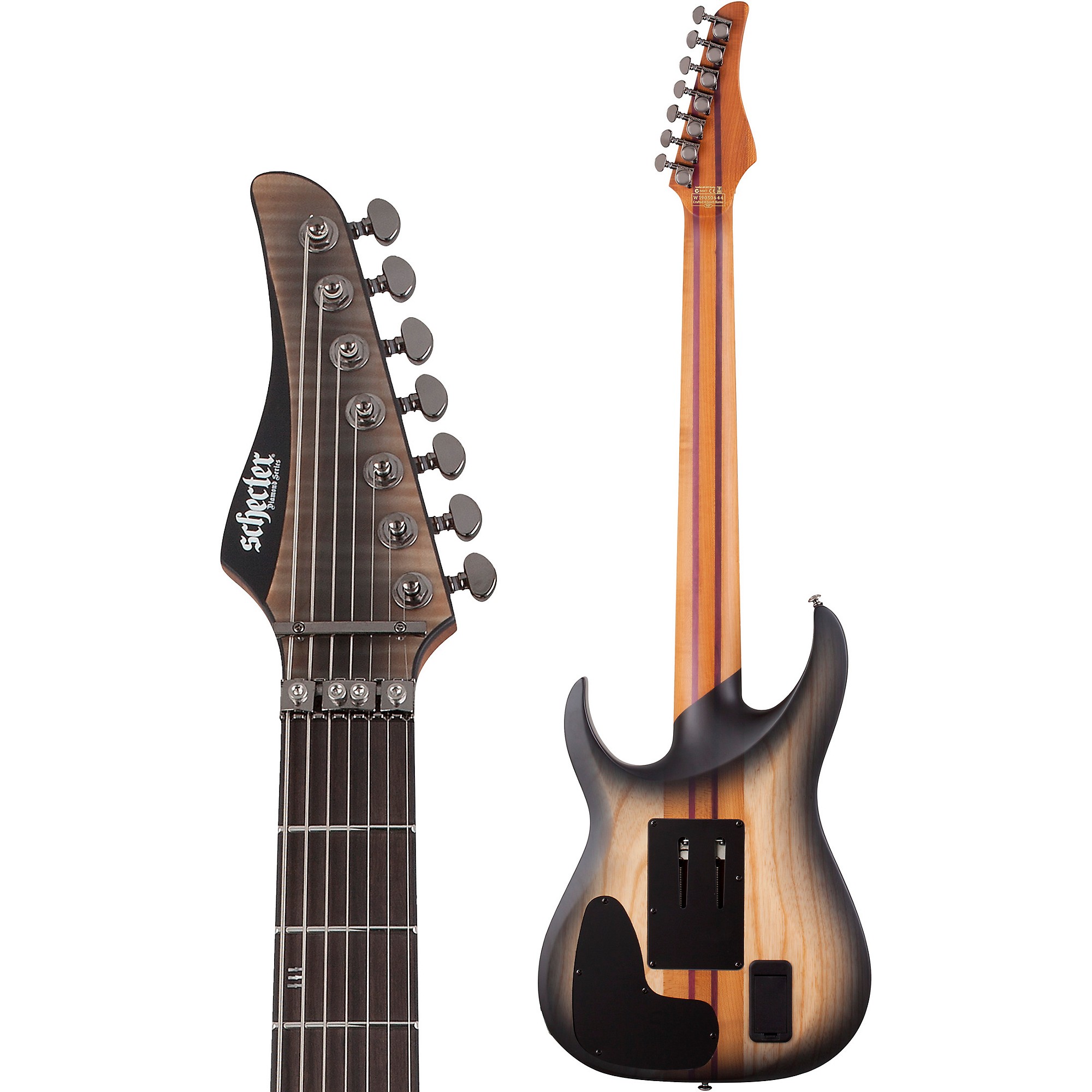 schecter banshee 7a リペイント Schecter Sullivan King Banshee-7 FR-S Guitar Obsidian Blood