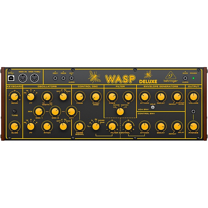BEHRINGER WASP DELUXE アナログシンセサイザー ベリンガー Behringer Wasp Deluxe Analog Synthesizer | Music & Arts