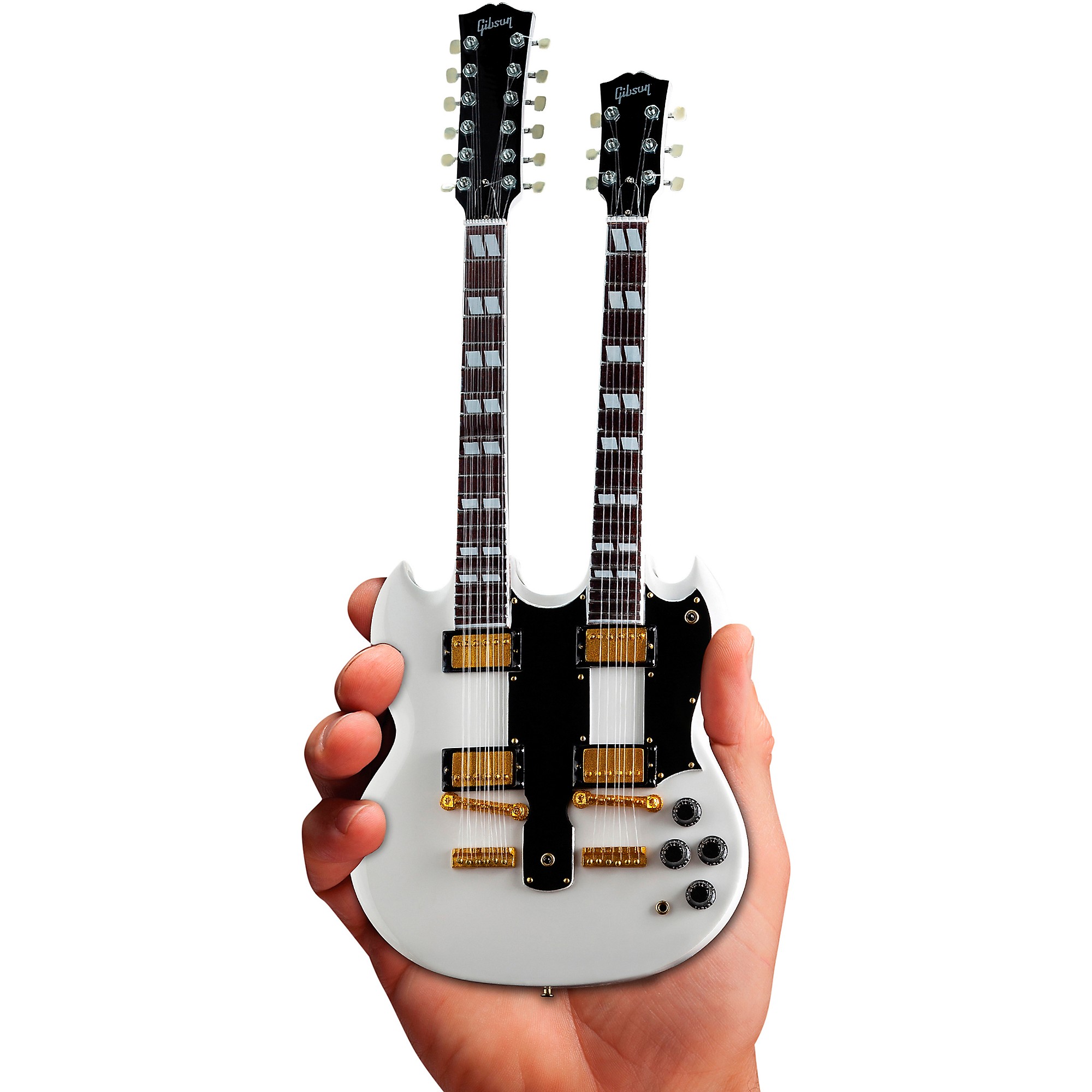 Axe Heaven Gibson SG EDS-1275 Doubleneck White Officially 