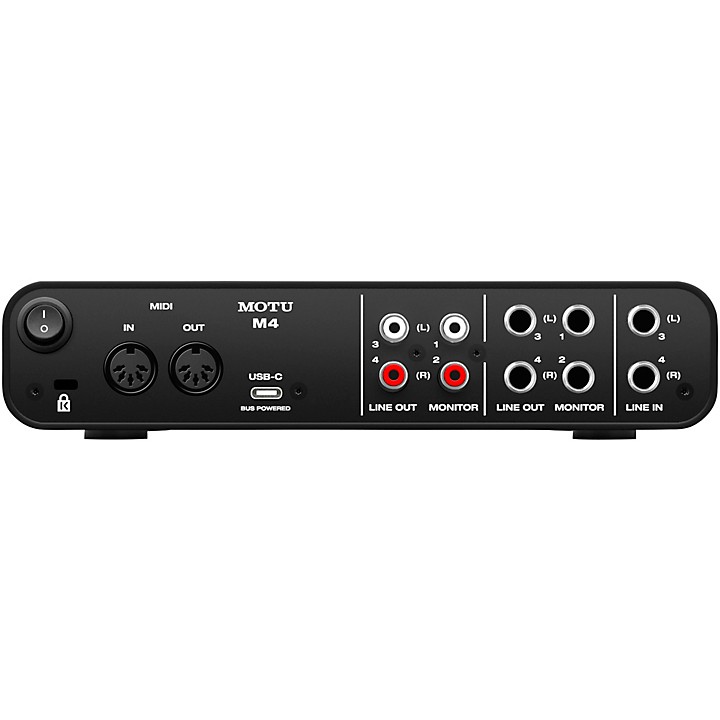 MOTU M4 4x4 USB-C Audio Interface | Music & Arts