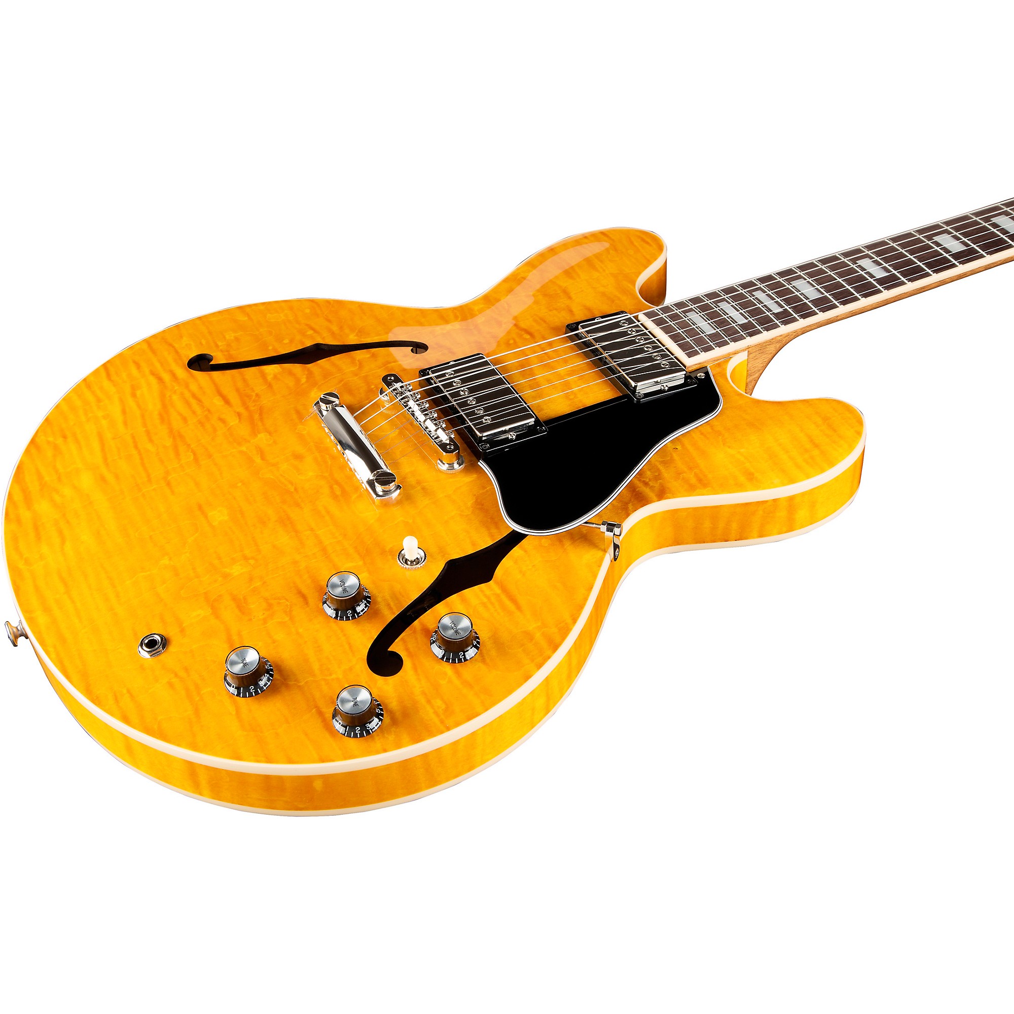 Gibson ES-335 Satin Semi-Hollow Electric Guitar, Vintage Burst