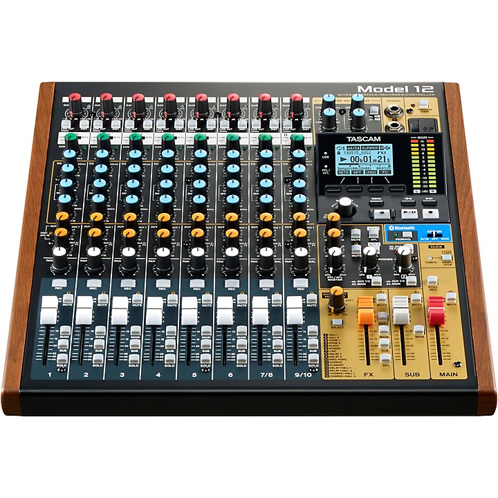 Tascam Model 12 12-Channel All-in-One Production Mixer | Music & Arts