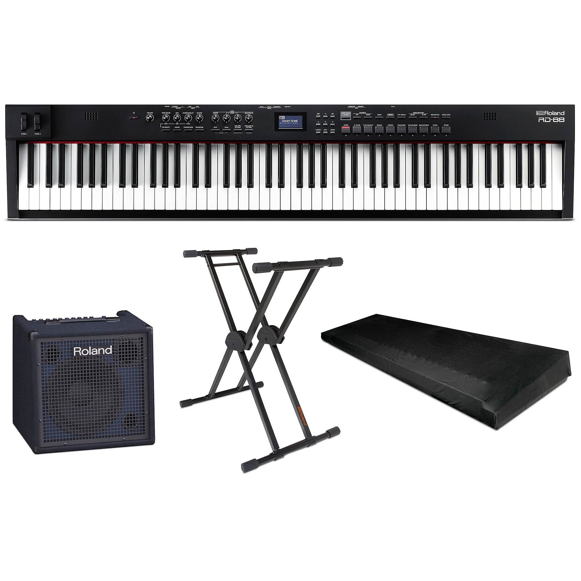 Roland RD-88 88-Key Stage Piano Essentials Package | Music & Arts