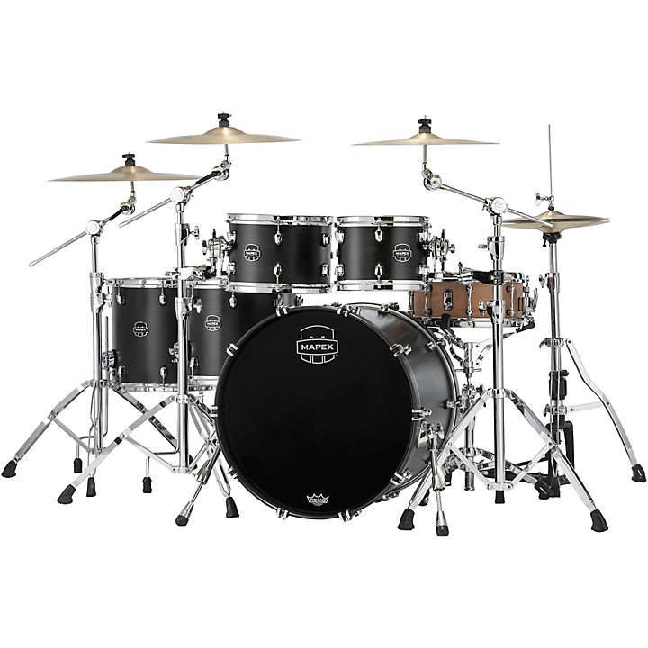 DISC Mapex Saturn V Exotic 22'' Sub Wave Shell Pack, Amber Maple