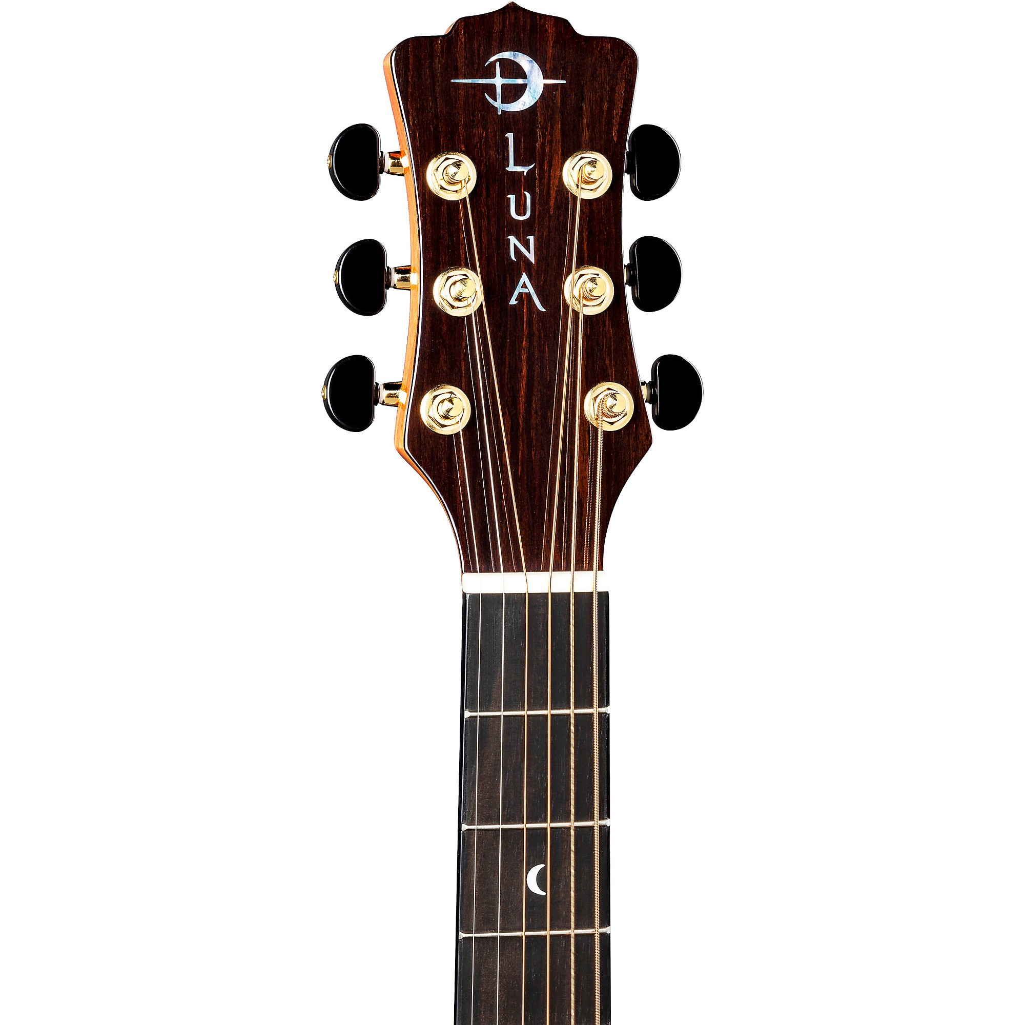 Luna Guitars Vista Wolf Tropical Wood Left-Handed Acoustic