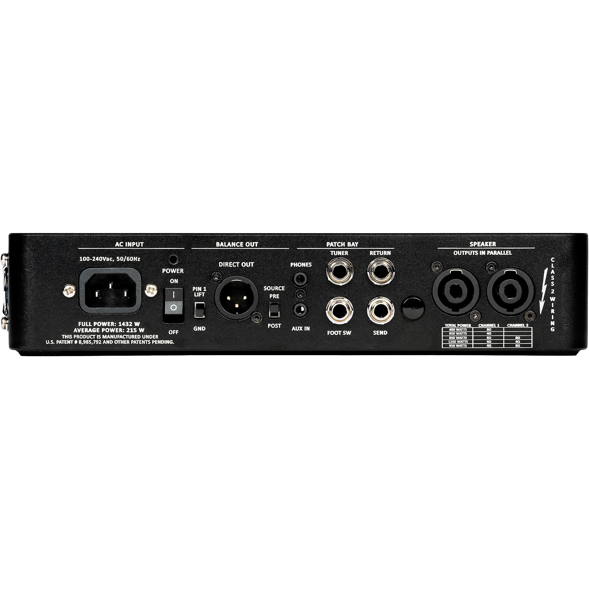 Gallien-Krueger Fusion 1200S 1,200W Tube-Hybrid Bass Amp
