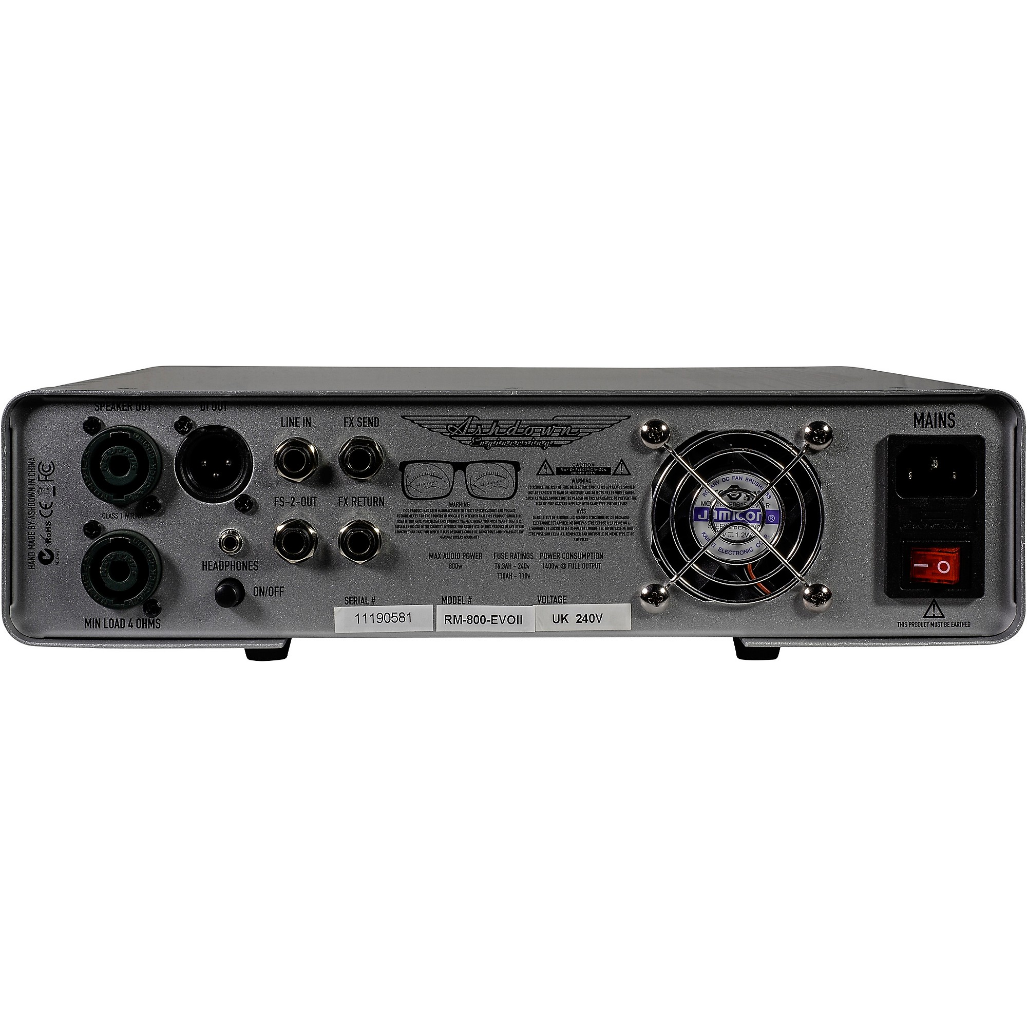 Ashdown Rootmaster RM-800 EVO II 800W Bass Amp Head | Music & Arts