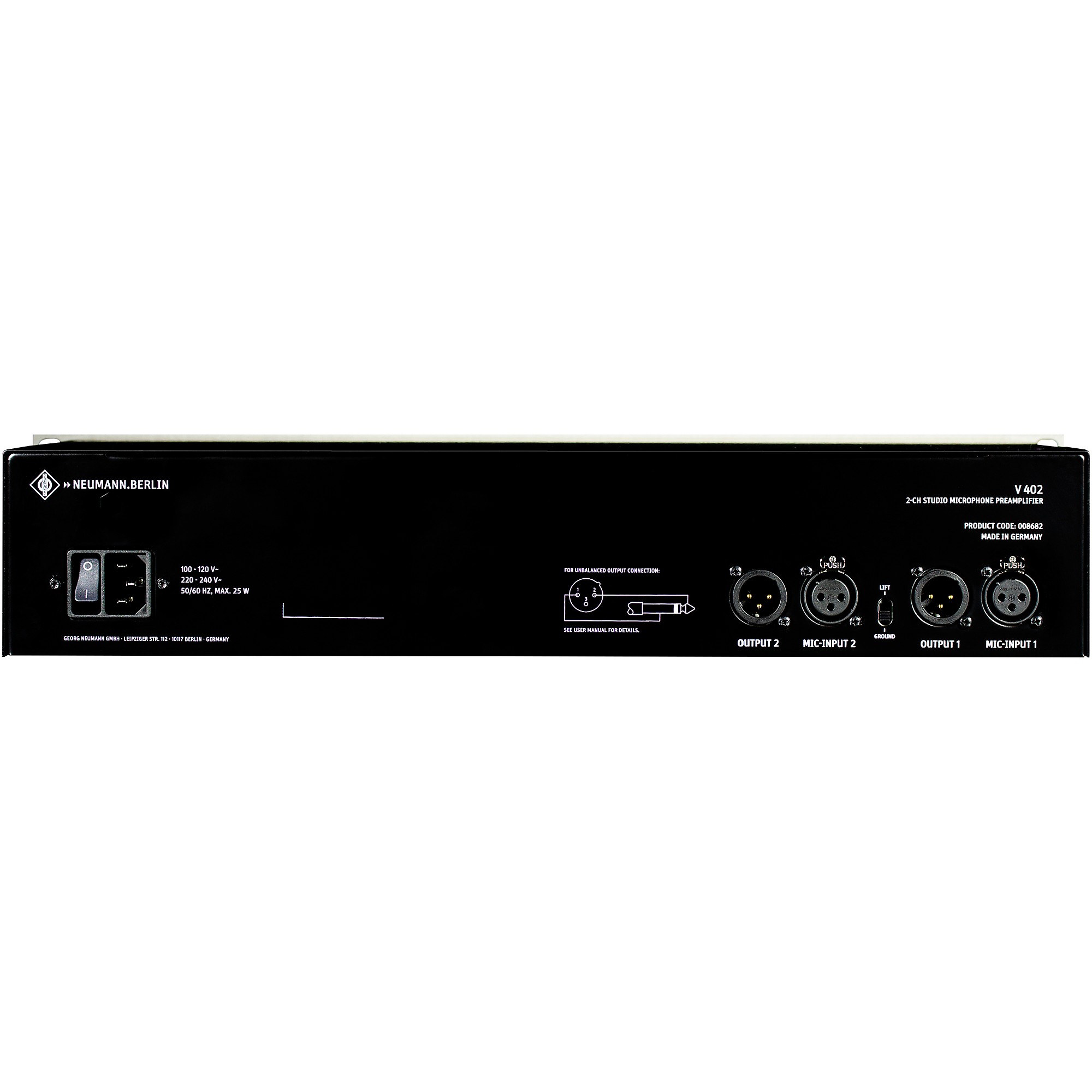 Neumann V 402 2-Channel Mic Preamp - Thumbnail 5