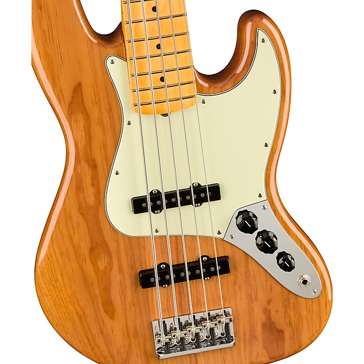 Fender American Professional II Jazz Bass V Roasted Pine Natural 