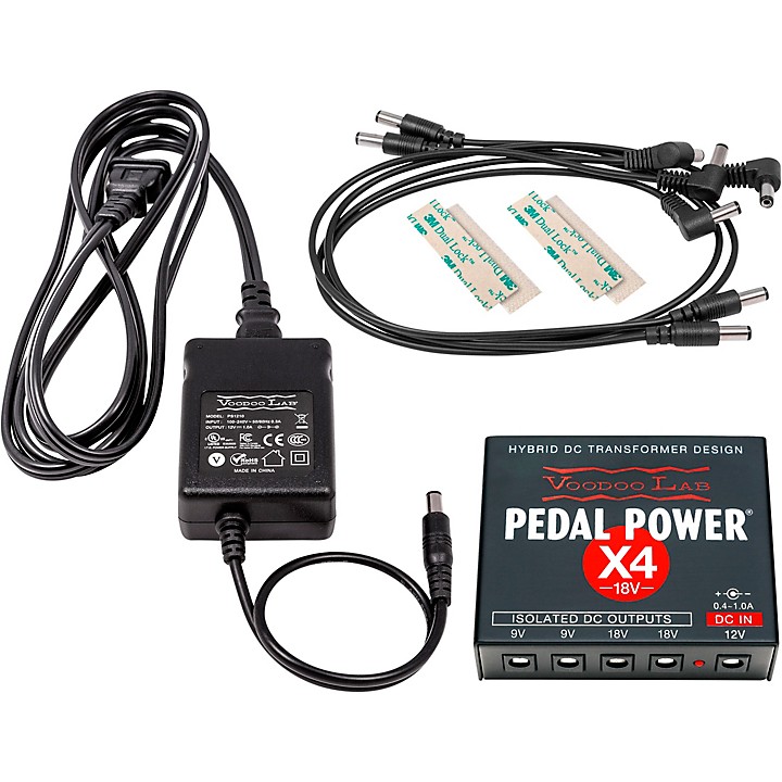 Uiterlijk Supplement Bende Voodoo Lab Pedal Power X4-18V Isolated Power Supply | Music & Arts