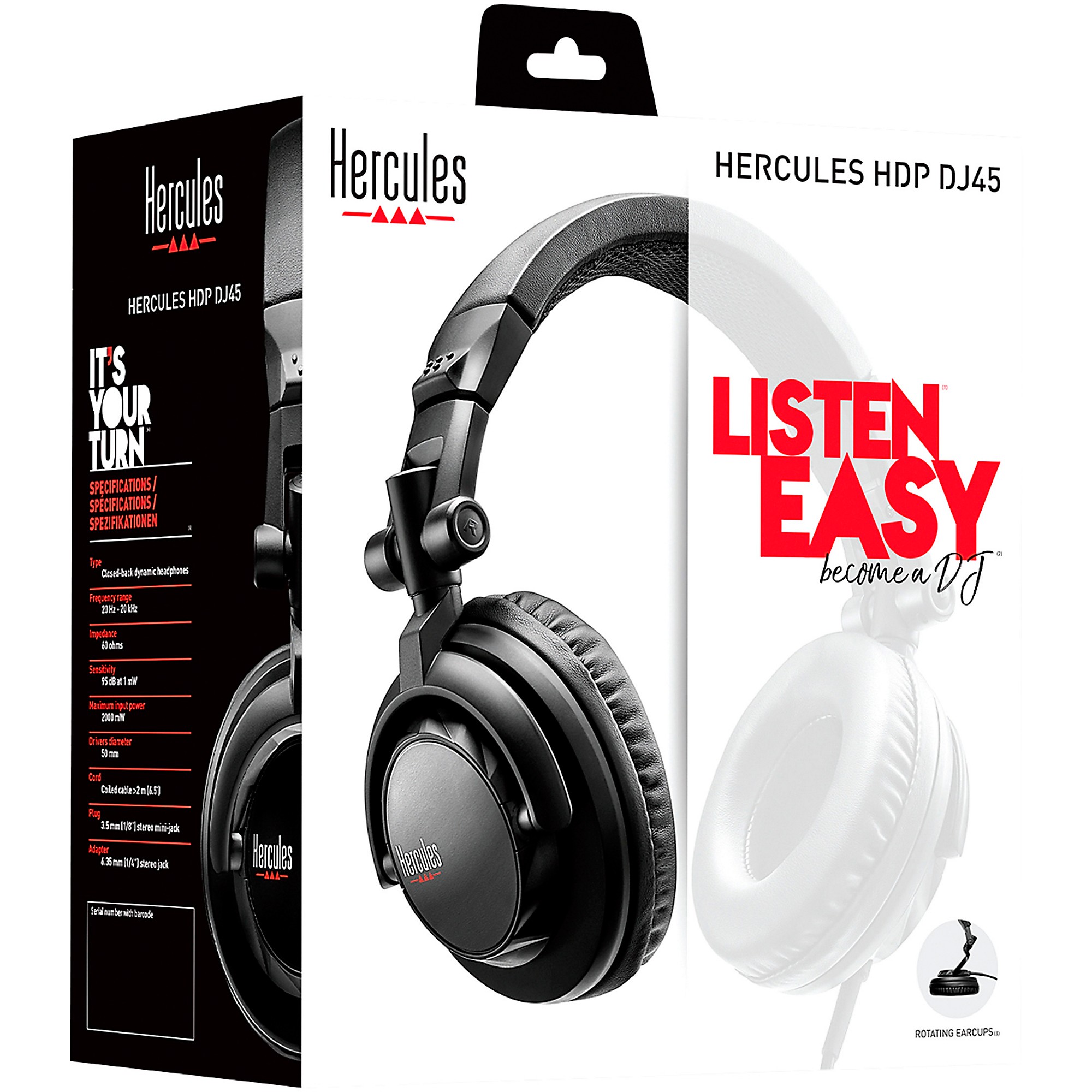 Hercules DJ HDP DJ45 Headphones | Music & Arts