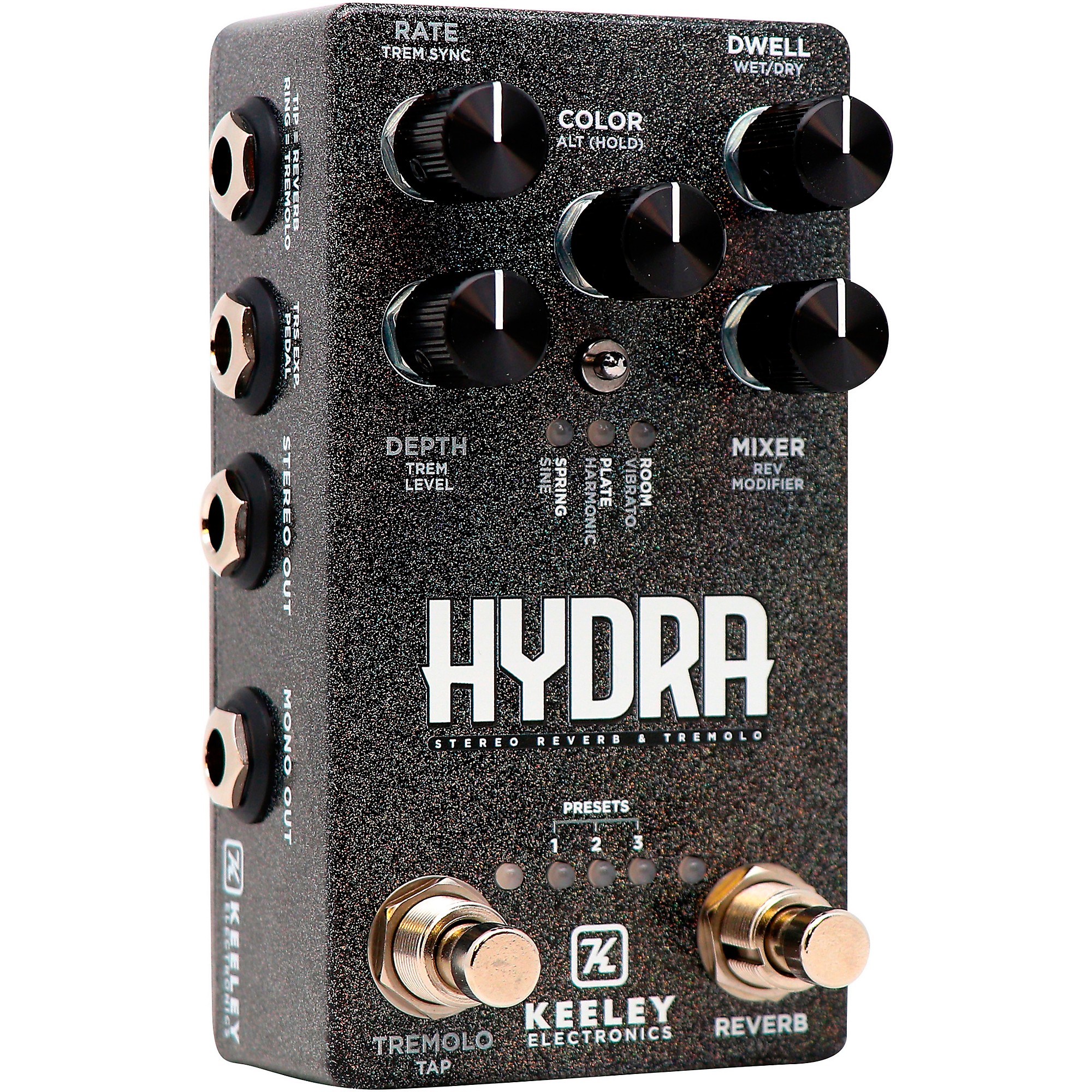ギター Keeley HYDRA Stereo Reverb & Tremolo Keeley Hydra Stereo Reverb & Tremolo Effects Pedal | Music