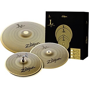 Zildjian L80 Series LV348 Low Volume Cymbal Box Pack With Free 18" Crash Ride