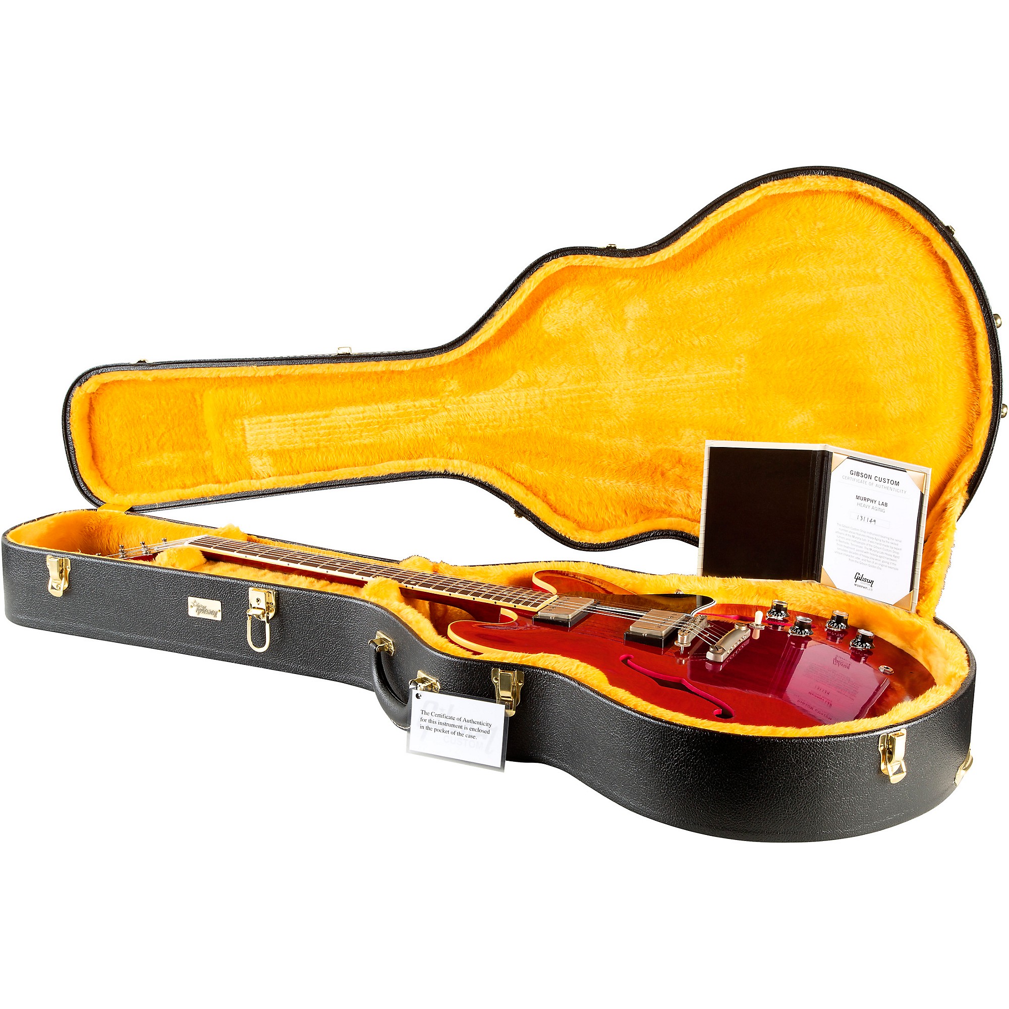 ギター Gibson Murphy Lab Heavy heavyAging ES335 Gibson Custom Murphy Lab 1961 ES-335 Reissue Heavy Aged Semi