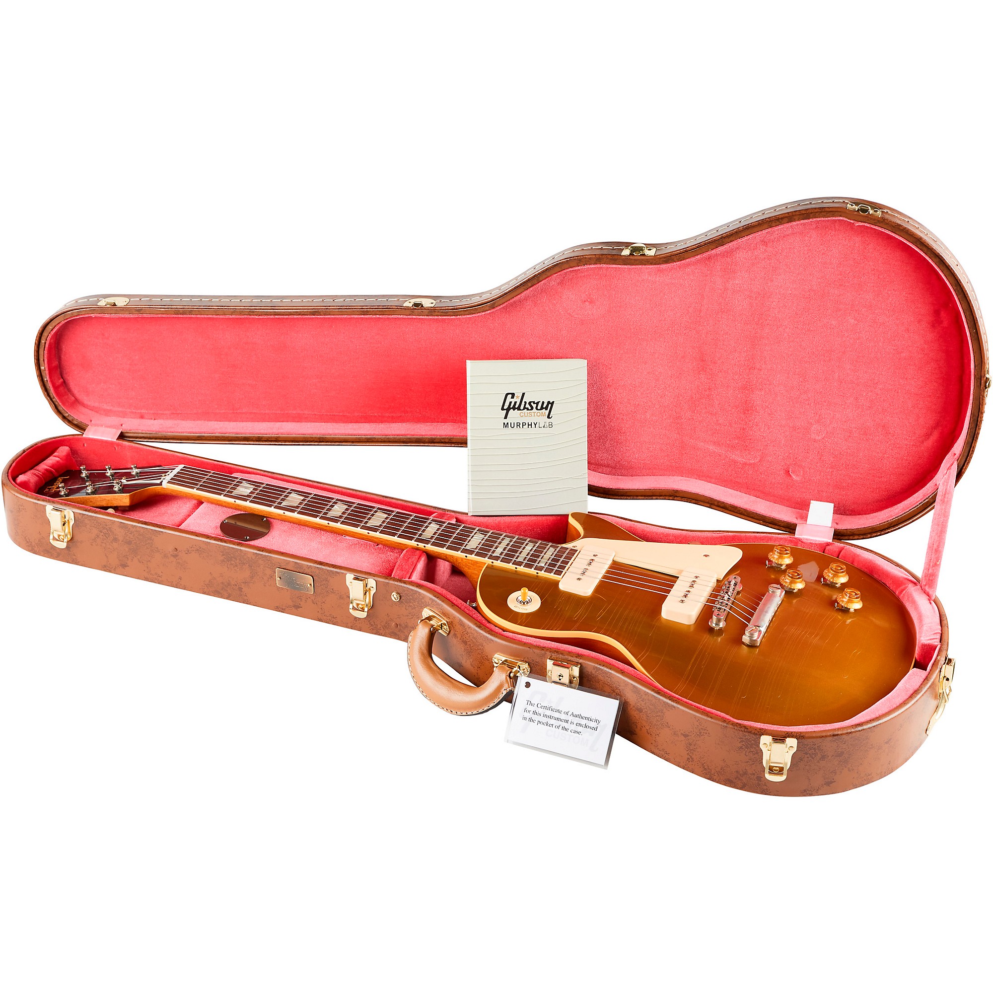 ギター Gibson Custom Shop 1956 Murphy Lab ULA Gibson Custom Murphy Lab 1956 Les Paul Goldtop Reissue Ultra Light