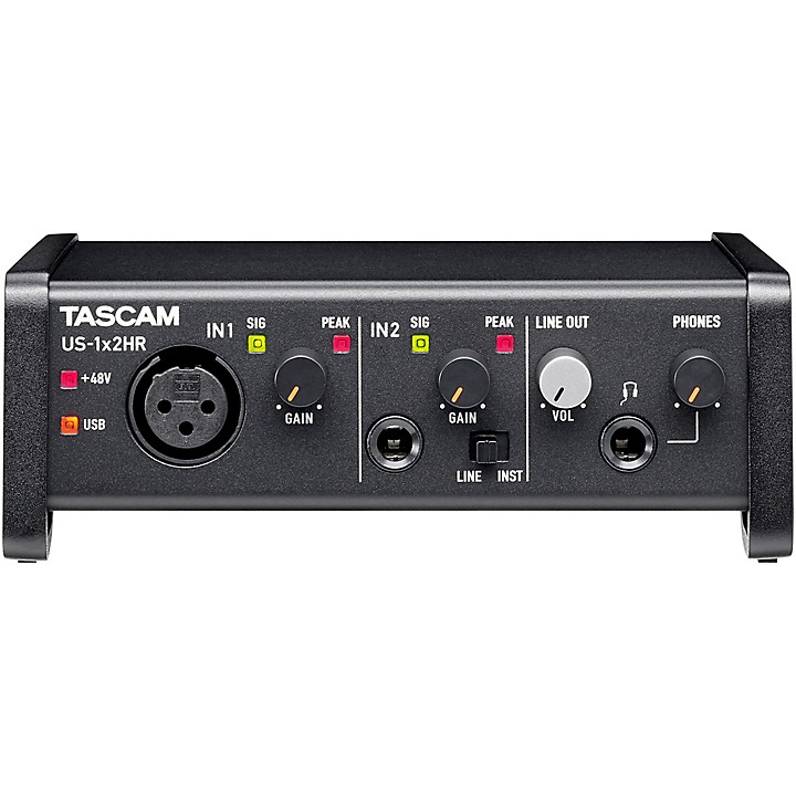 Tascam US-1X2HR 2-Channel USB Audio Interface | Music & Arts