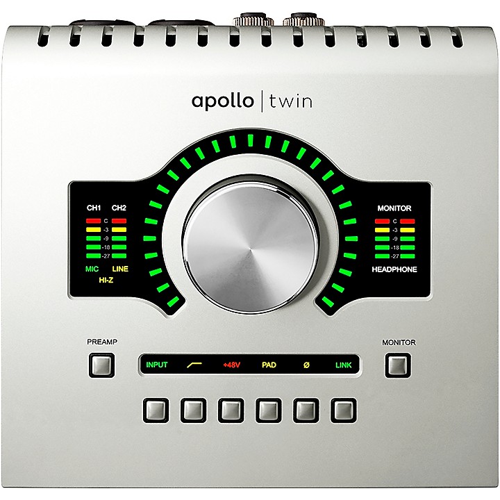 Universal Audio Universal Audio Apollo Twin USB Heritage Edition Desktop  Interface With Realtime UAD-2 DUO Processing (Windows Only)