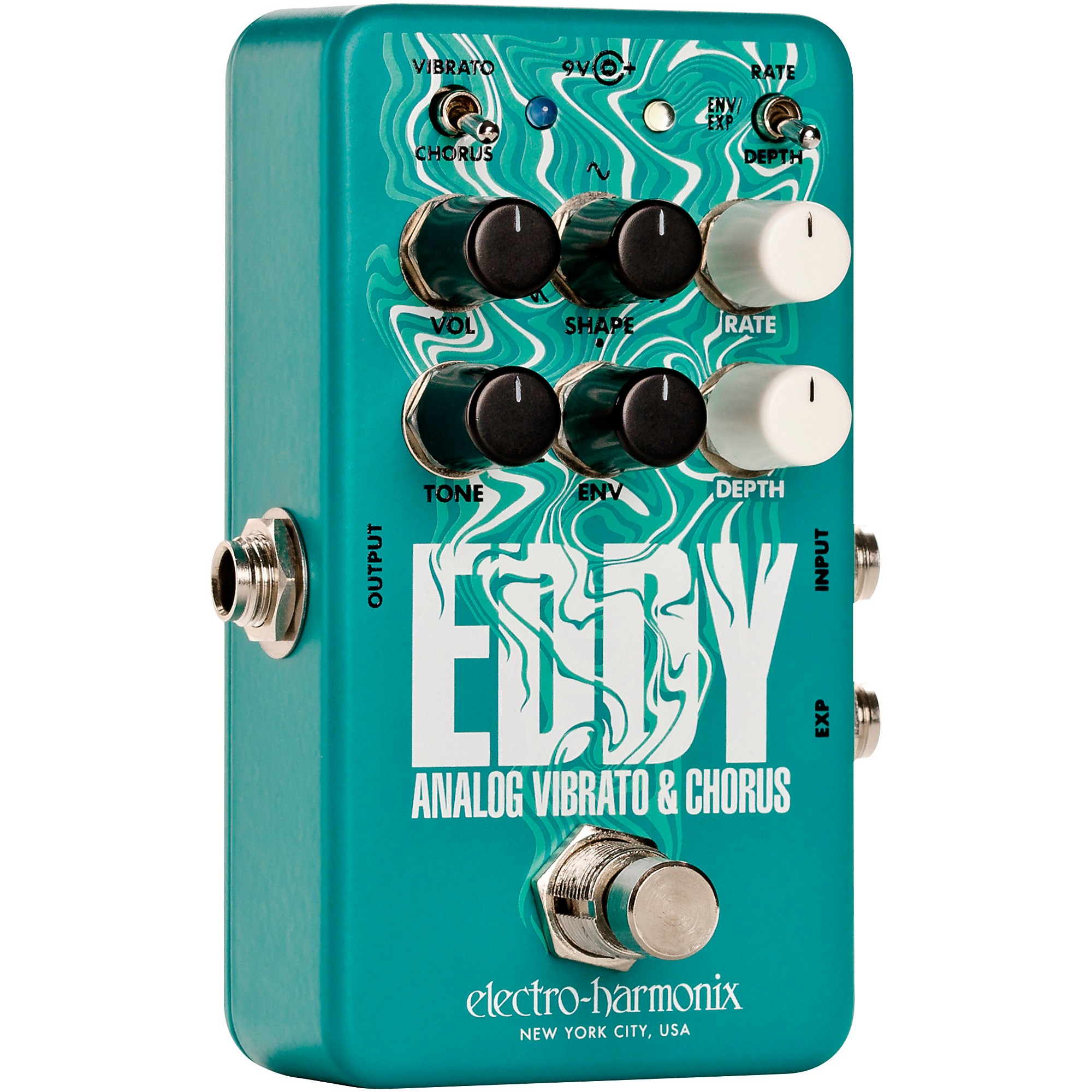 Electro-Harmonix Eddy アナログビブラート & コーラス Electro-Harmonix Eddy Analog Vibrato & Chorus Pedal | Sweetwater