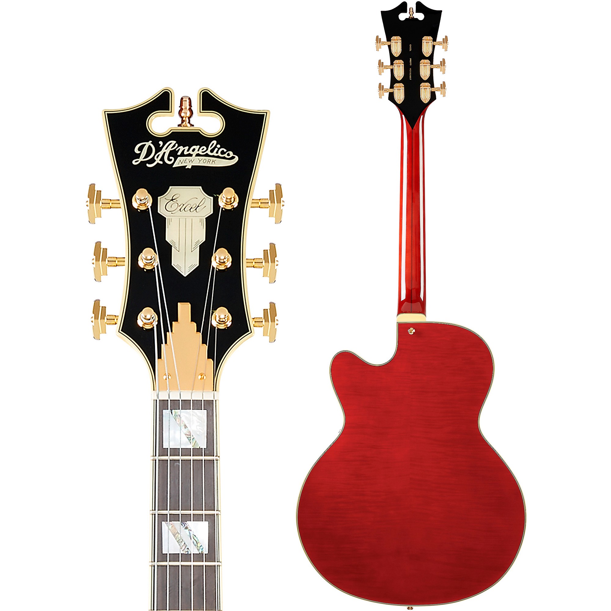 D'Angelico Excel Series 59 Hollow Body Electric Guitar With USA