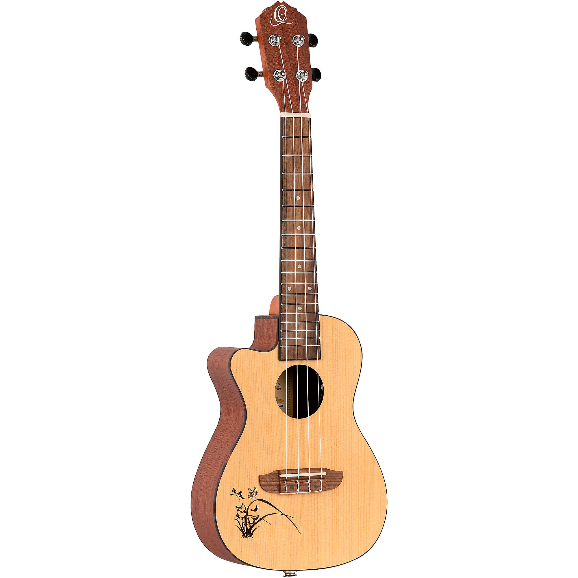 Ortega Bonfire Series RU5CE-L Left-Handed Acoustic Electric