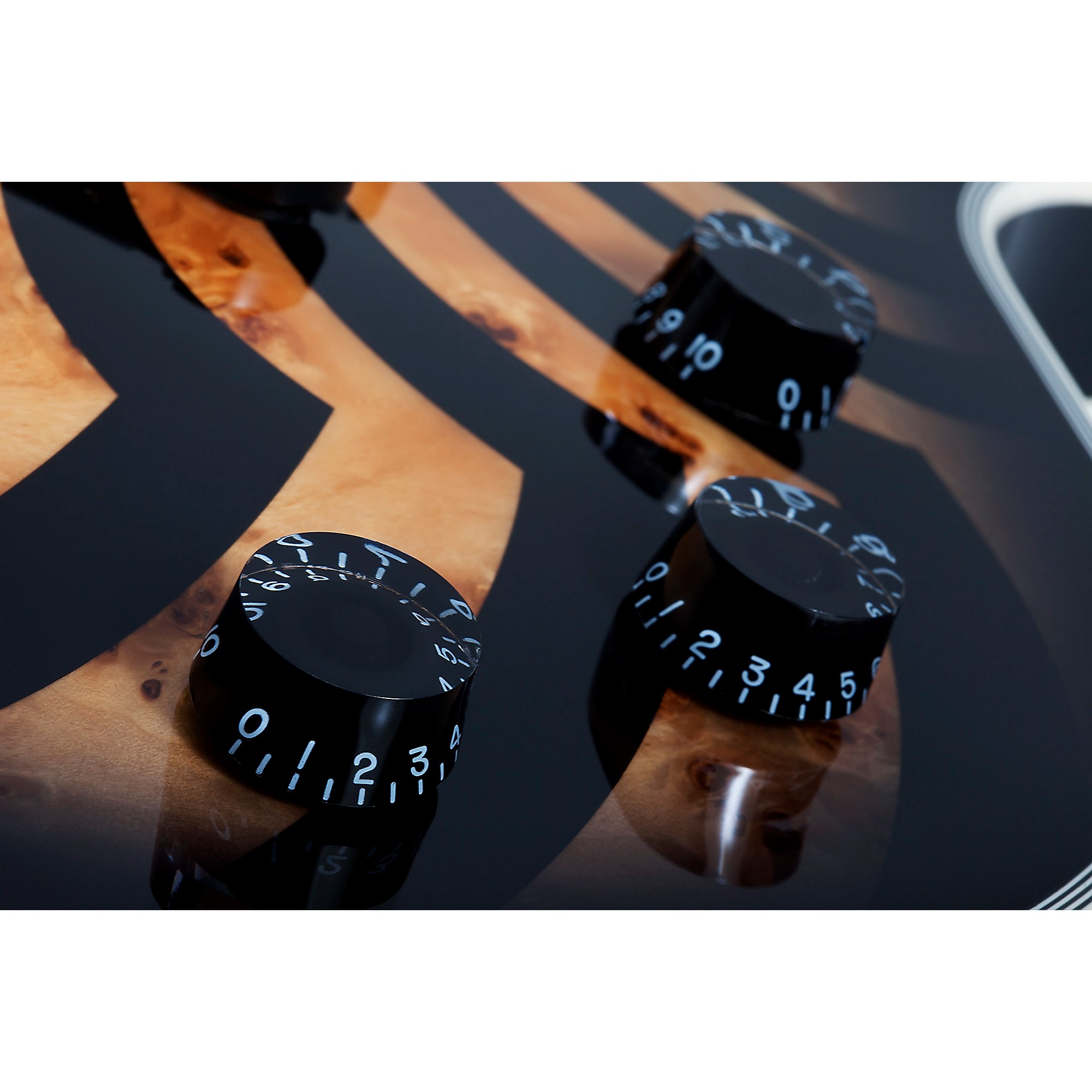 Wylde Audio Odin Grail 6-String Electric Guitar Orange With Black