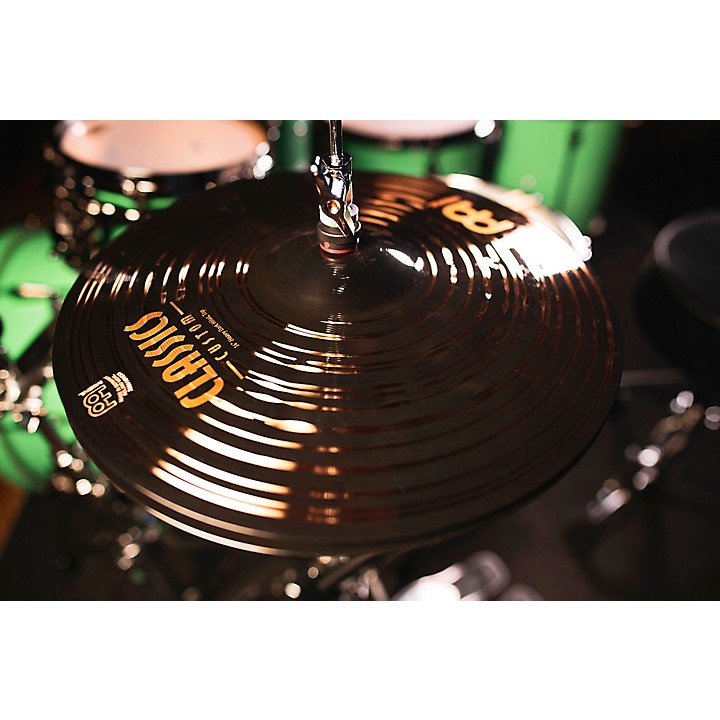 MEINL Classics Custom Dark Heavy Hi-Hat Cymbal Pair | Music & Arts