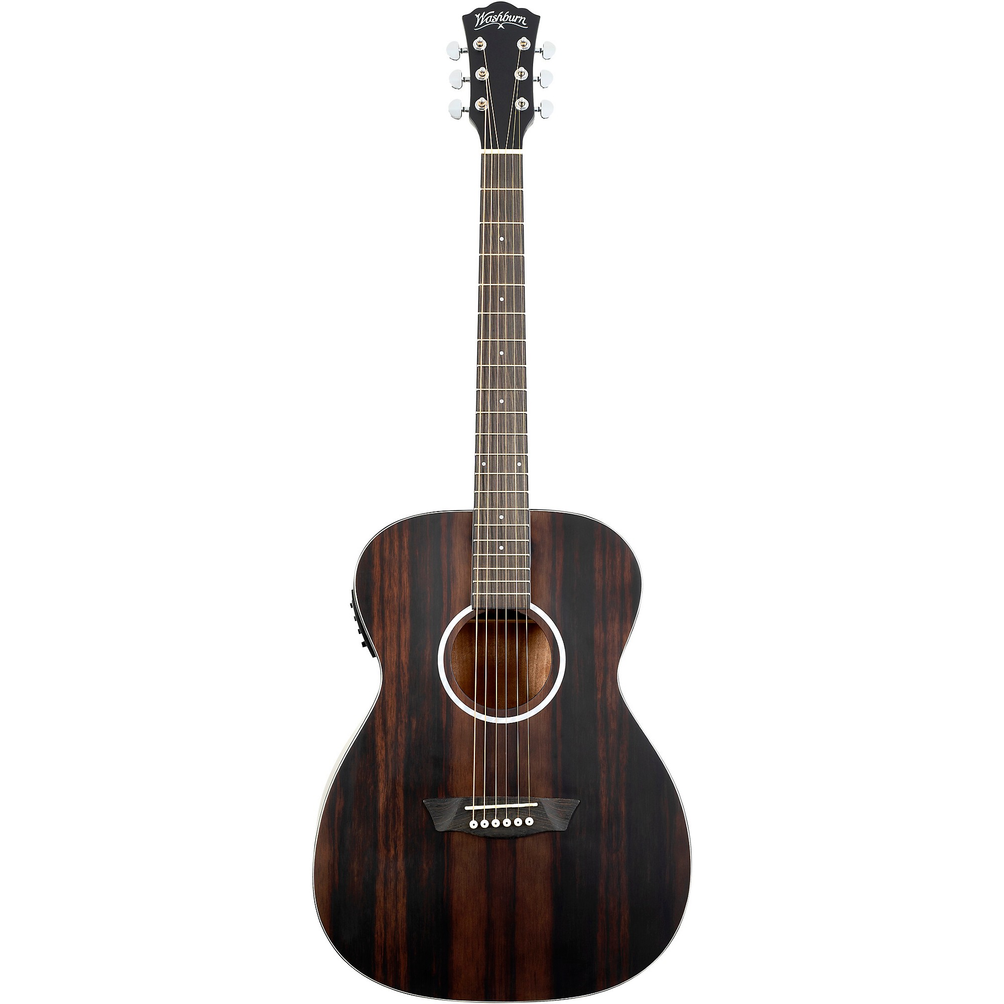 Washburn ワッシュバーン DFEFE-U EBONY FE エレアコ Amazon | WASHBURN (ワッシュバーン) エレアコギター Deep