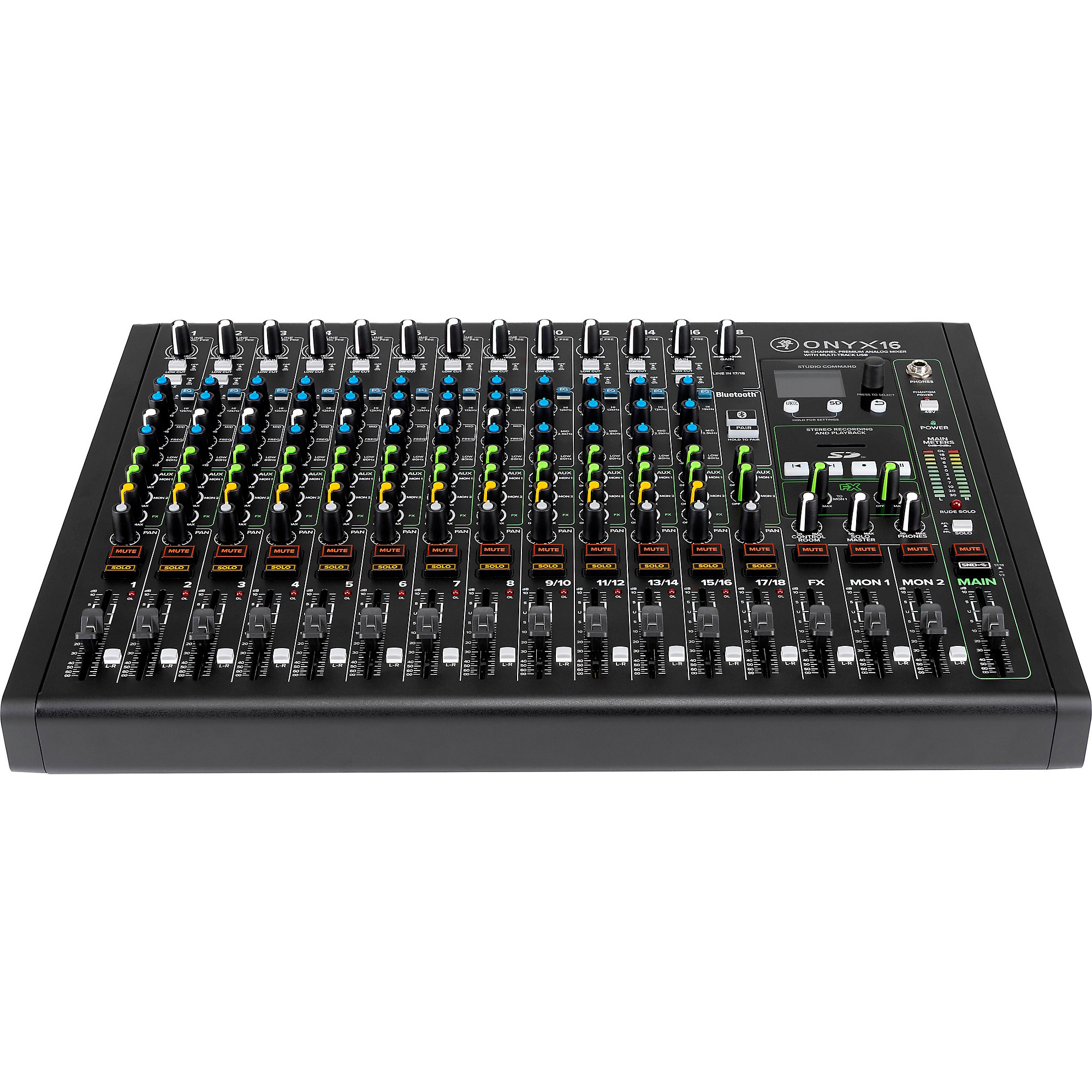 Mackie Onyx16 16-Channel Premium Analog Mixer With Multi-Track USB