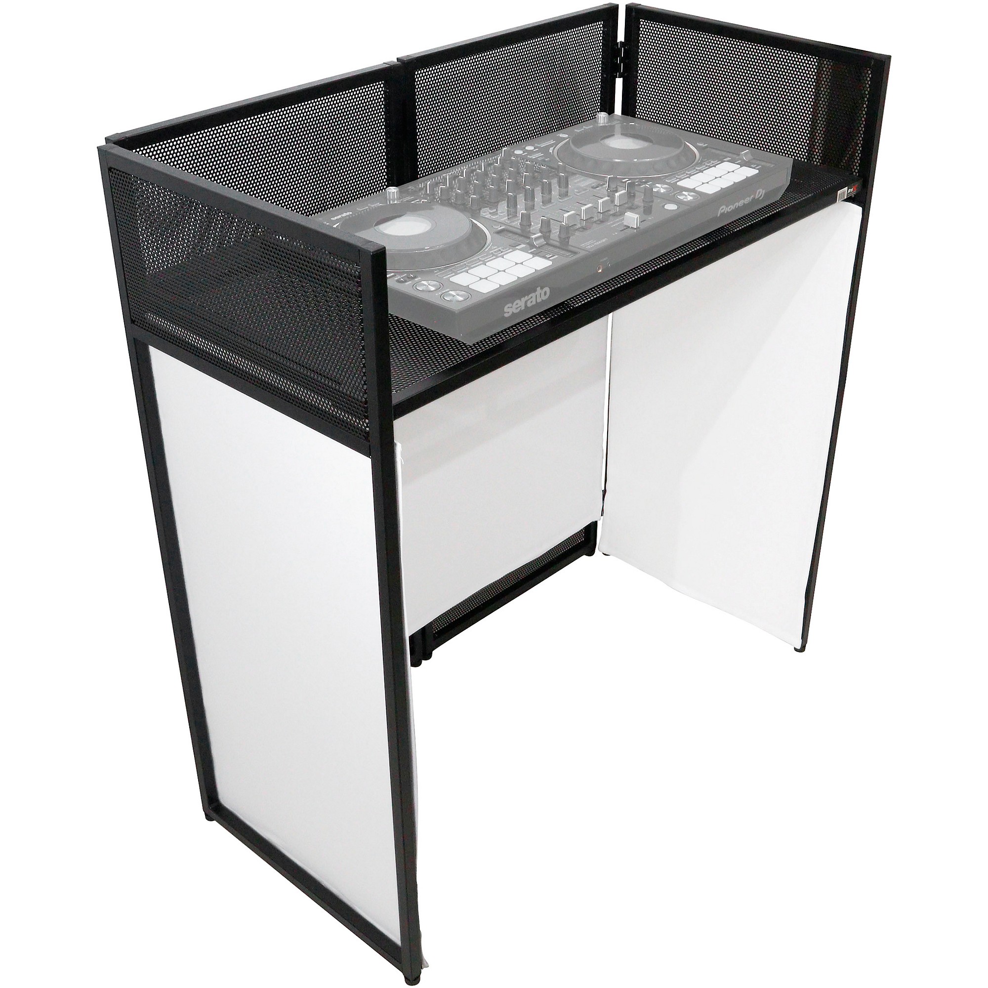 ProX XF-VISTABLMK2 Vista DJ Booth Facade Table Station With