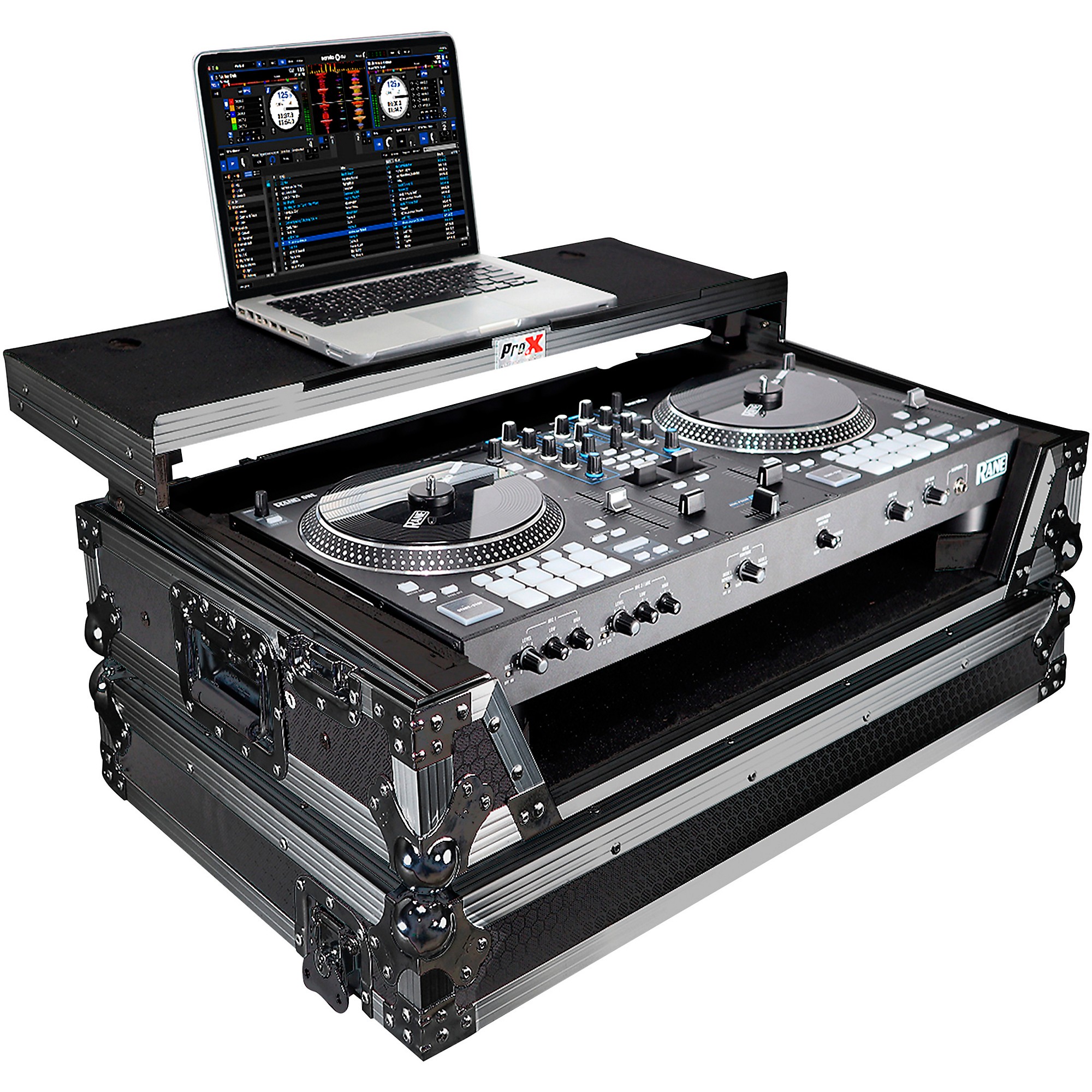 ProX Flight Case for RANE ONE MKII Dj Controller W-Sliding Laptop