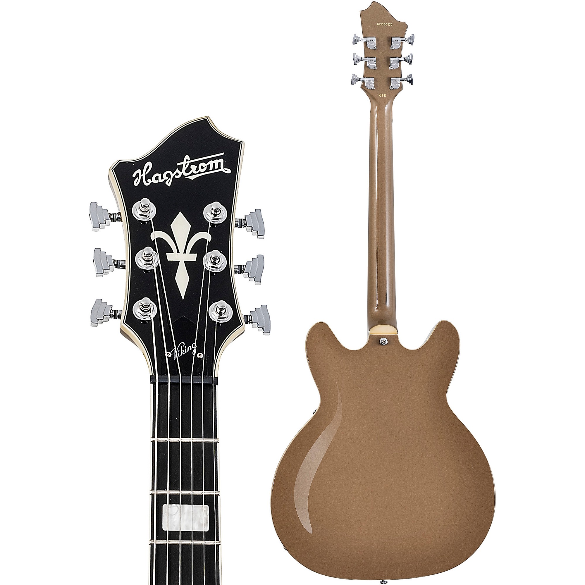 Hagstrom Viking セミアコ ギター Hagstrom Viking Semi-Hollowbody Electric Guitar Tobacco