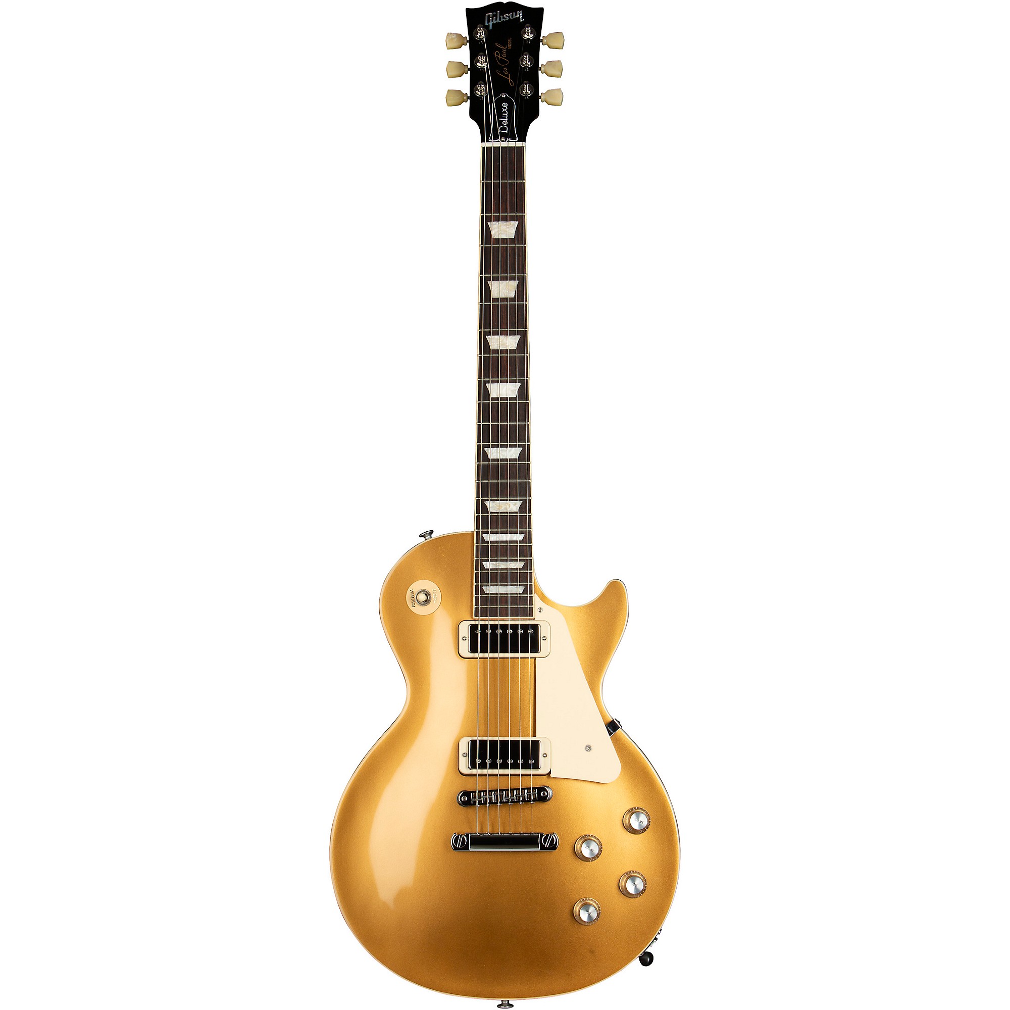 Gibson Les Paul Deluxe '70s Electric Guitar Gold Top | Music