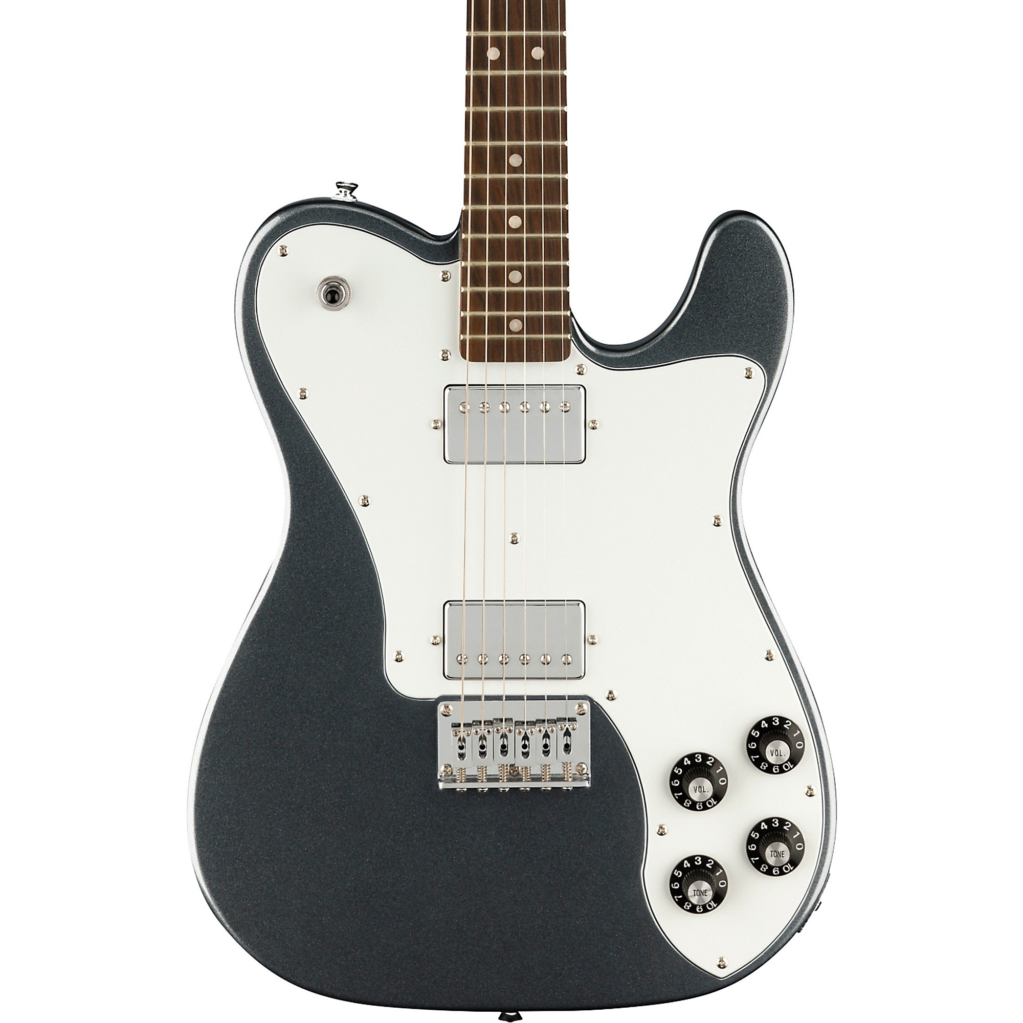 Squier affinity Series Charcoal Frost Metallic Telecaster Deluxe