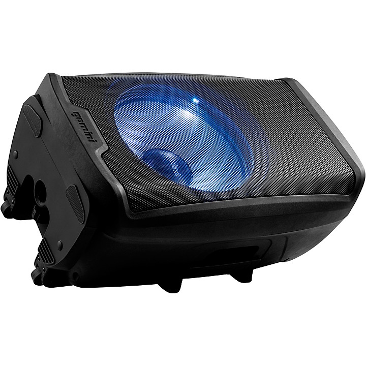 Gemini AS-2115BT-LT 15 2,000W Powered Loudspeaker With Bluetooth and LED  Lights