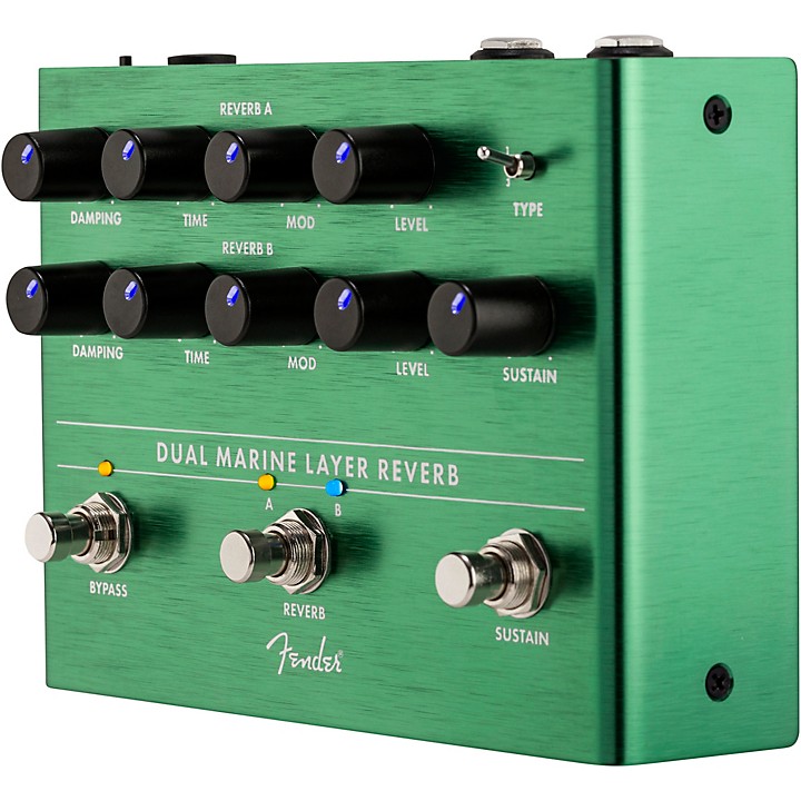 Fender Dual Marine Layer Reverb Effects Pedal | Music & Arts