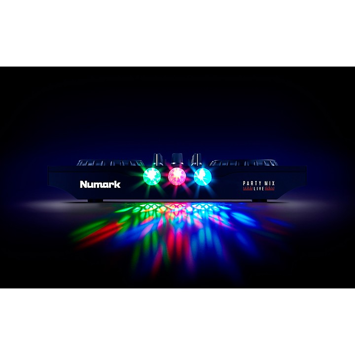 Numark Party Mix Live DJ Controller with Built-in Light Show & Speakers