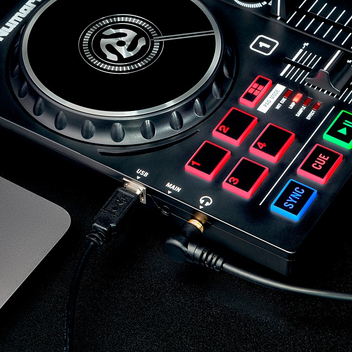 Numark Party Mix II DJ Controller With Built-In Light Show | Music