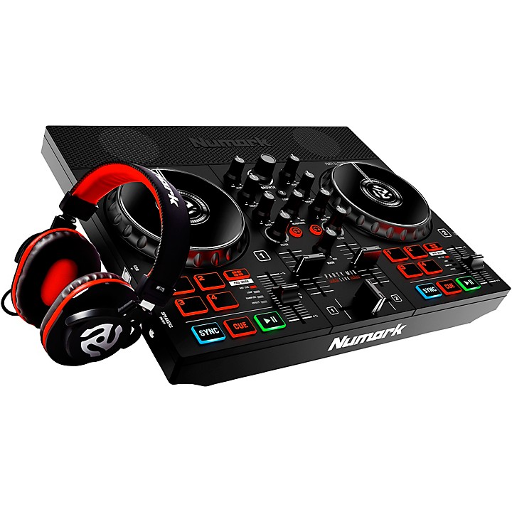 Numark Party Mix Live DJ Controller Bundle With Professional