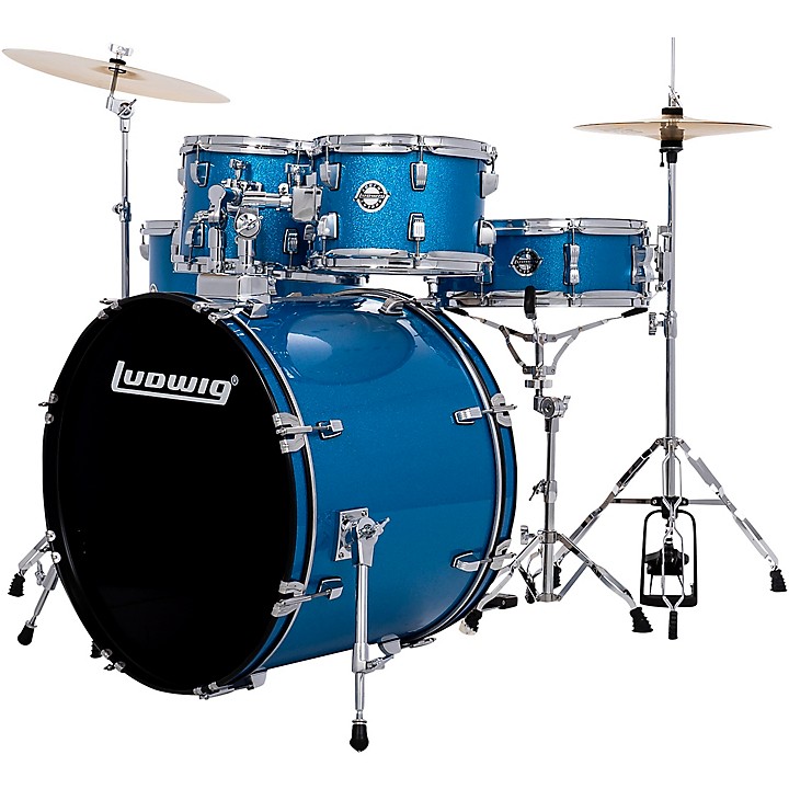 Ludwig Accent 5-daļīgs bungu komplekts ar 22Ludwig Accent 5-daļīgs bungu komplekts ar 22  