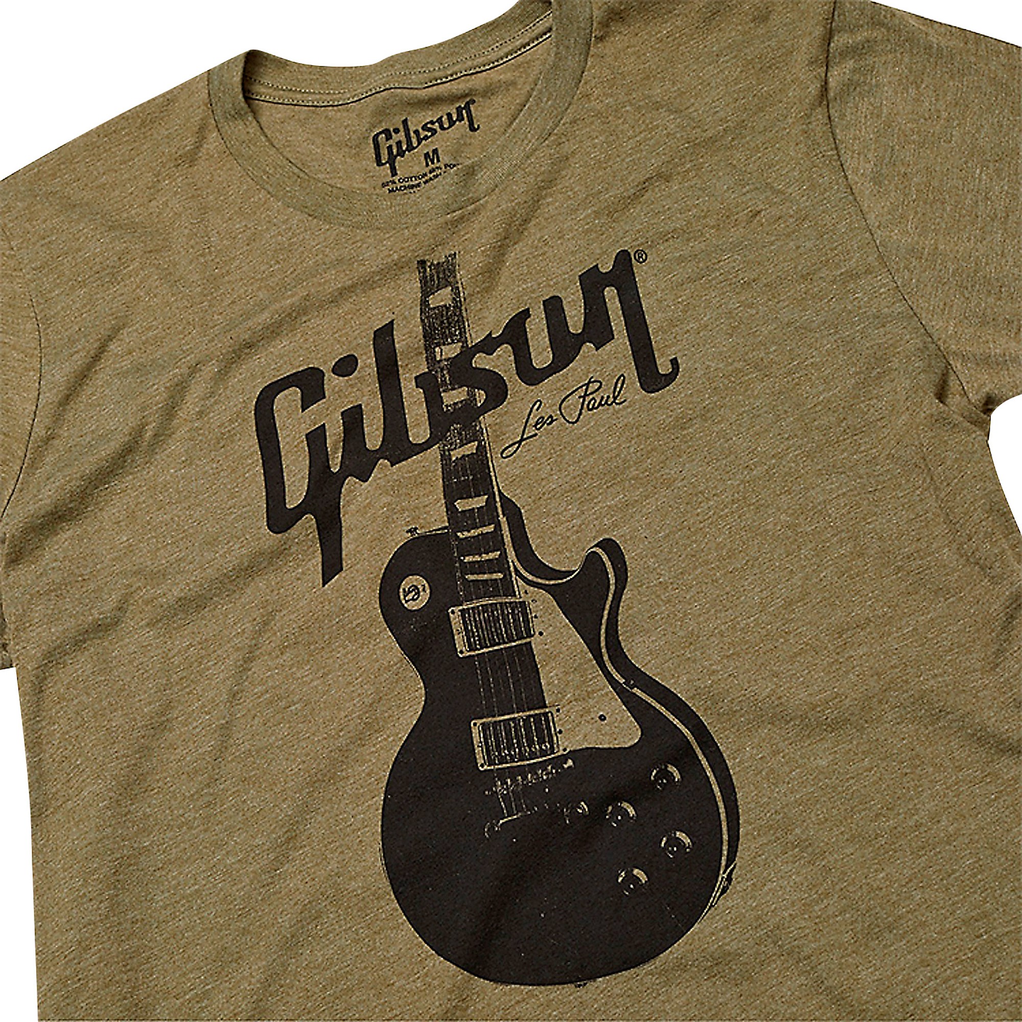 Gibson Les Paul Tシャツ XL Gibson Les Paul T-Shirt XX Large Olive Green | Music & Arts