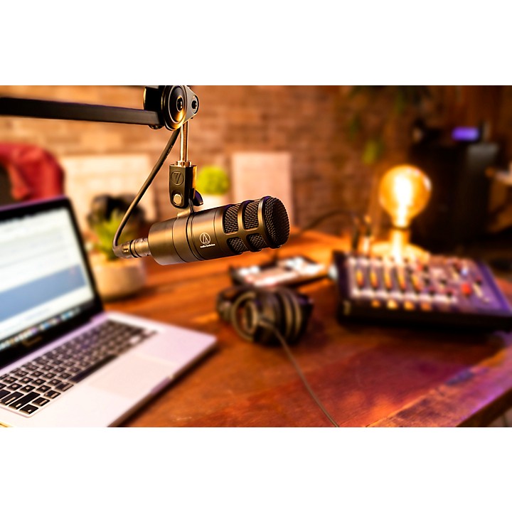 Microphone dynamique hypercardioïde pour podcast AT2040 - Comequip