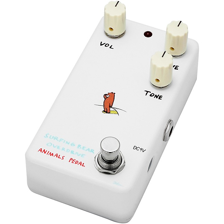 Animals Pedal Surfing Bear Overdrive V2 Effects Pedal | Music & Arts