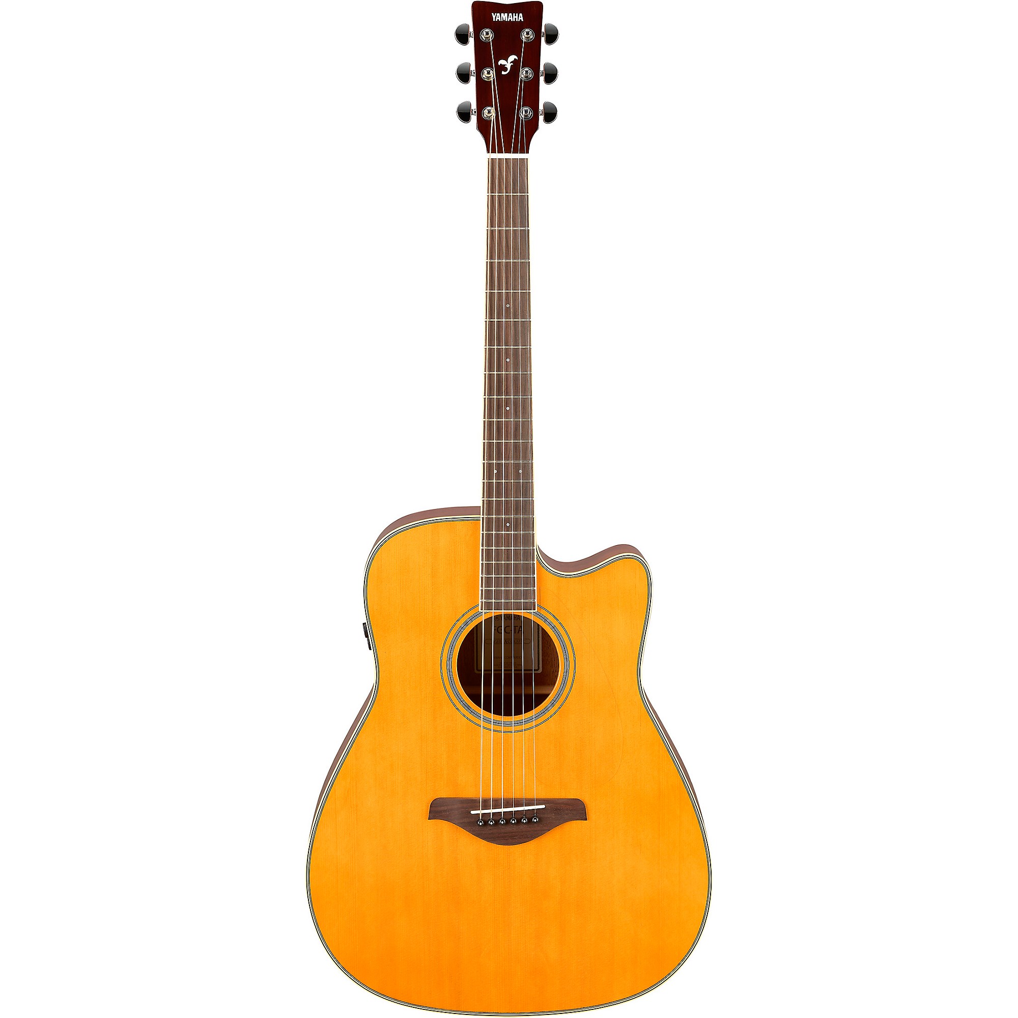 Yamaha FGC-TA TransAcoustic Dreadnought Cutaway Acoustic-Electric