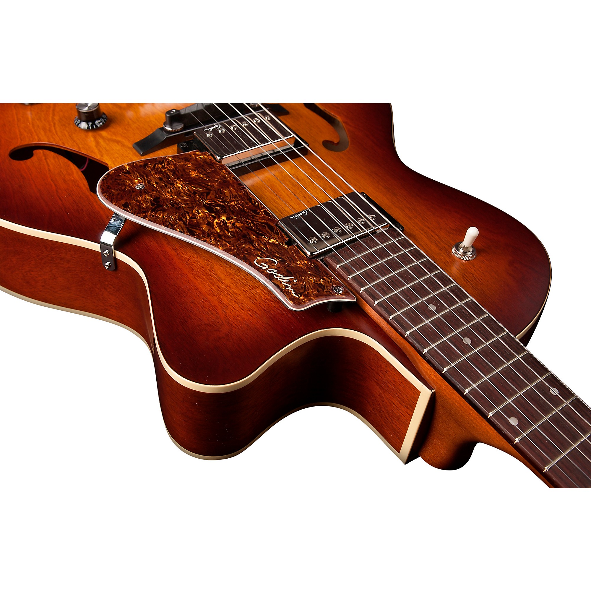 Godin 5th Avenue CW Kingpin II HB Hollow Body Electric Guitar