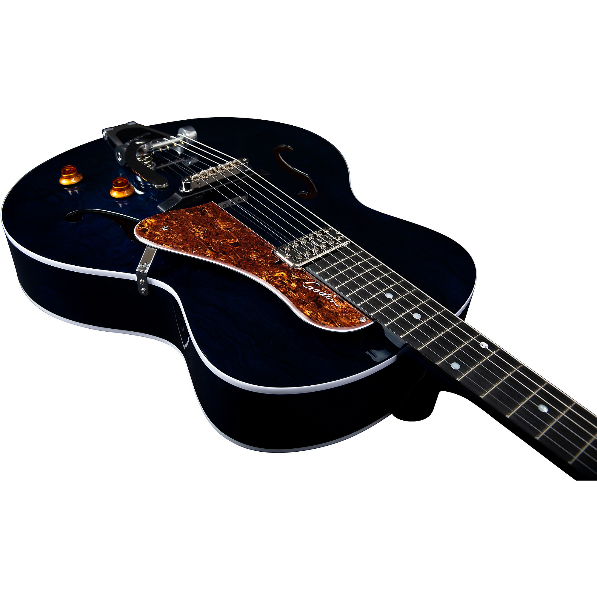 ギター GODIN GUITAR Night Club Indigo Blue Godin 5th Avenue Night Club Hollowbody Electric Guitar - Indigo