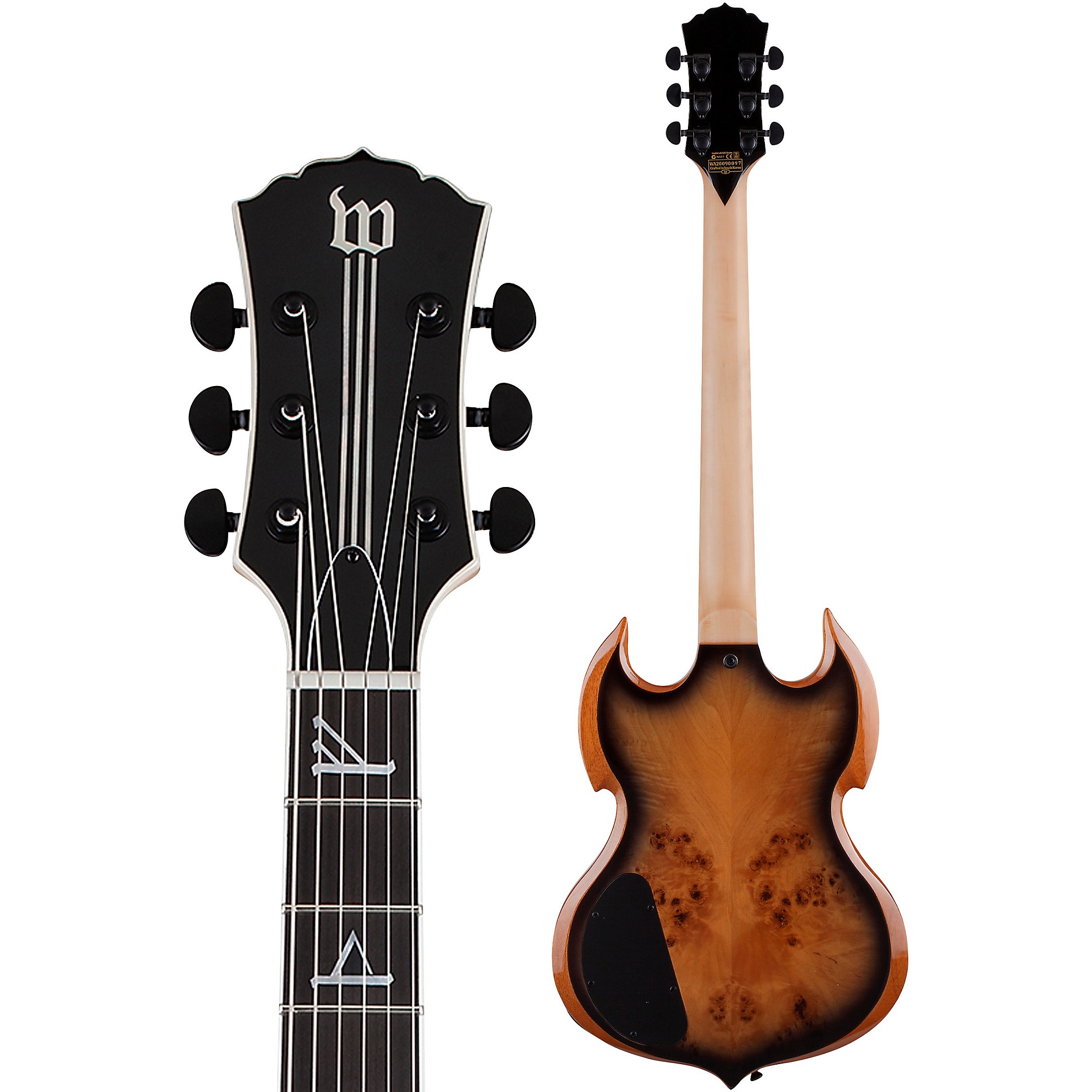 Wylde Audio Barbarian Black Buzz Saw Electric Guitar | Music