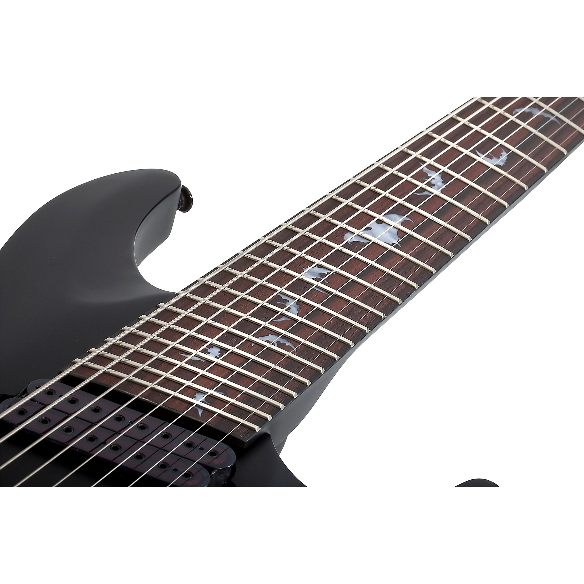 Amazon.com: Schecter Damien-7 SBK Electric Guitar - Satin