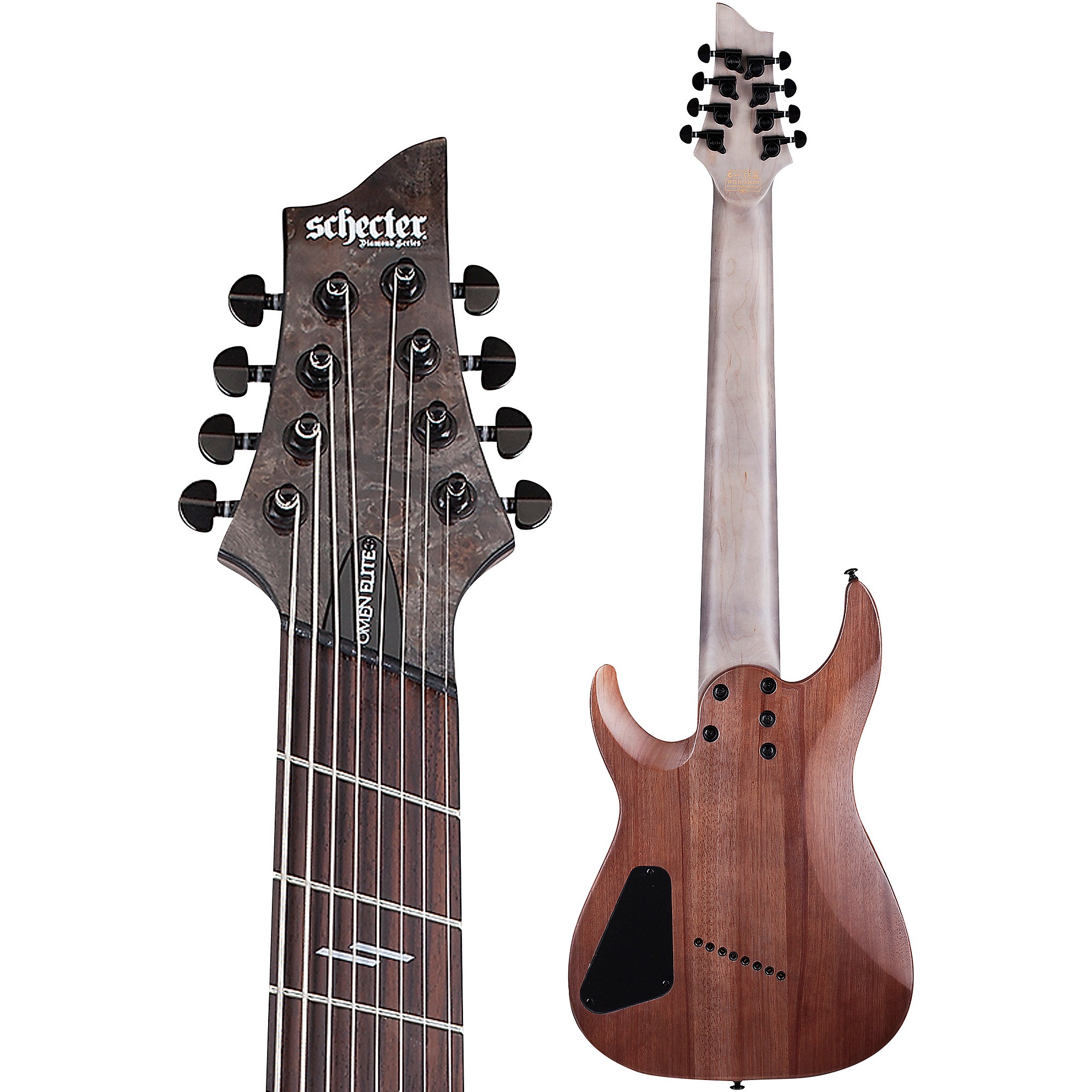 Schecter Guitar Research Omen Elite-8 MS Electric Guitar | Music