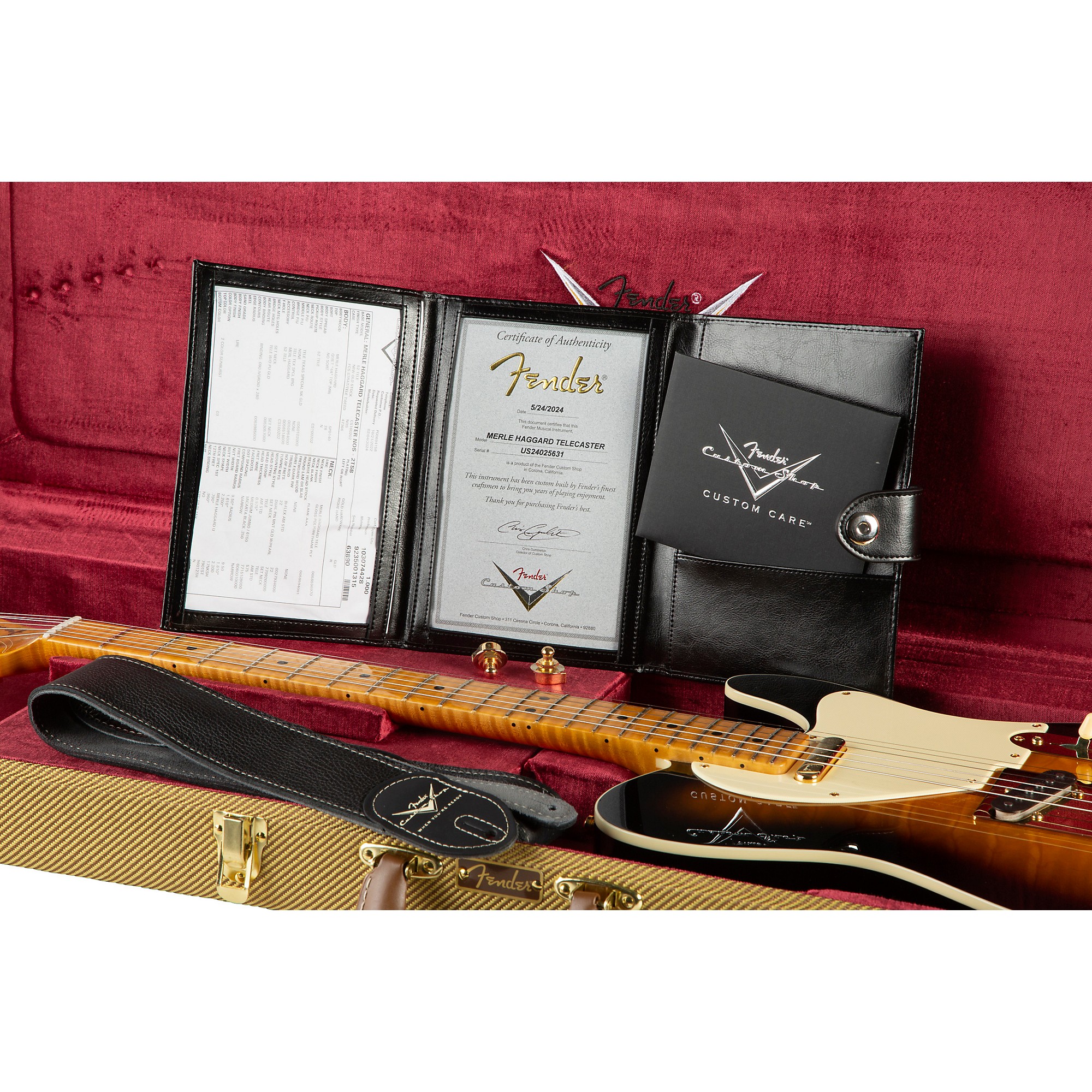 Fender Custom Shop Merle Haggard Signature Telecaster NOS Electric