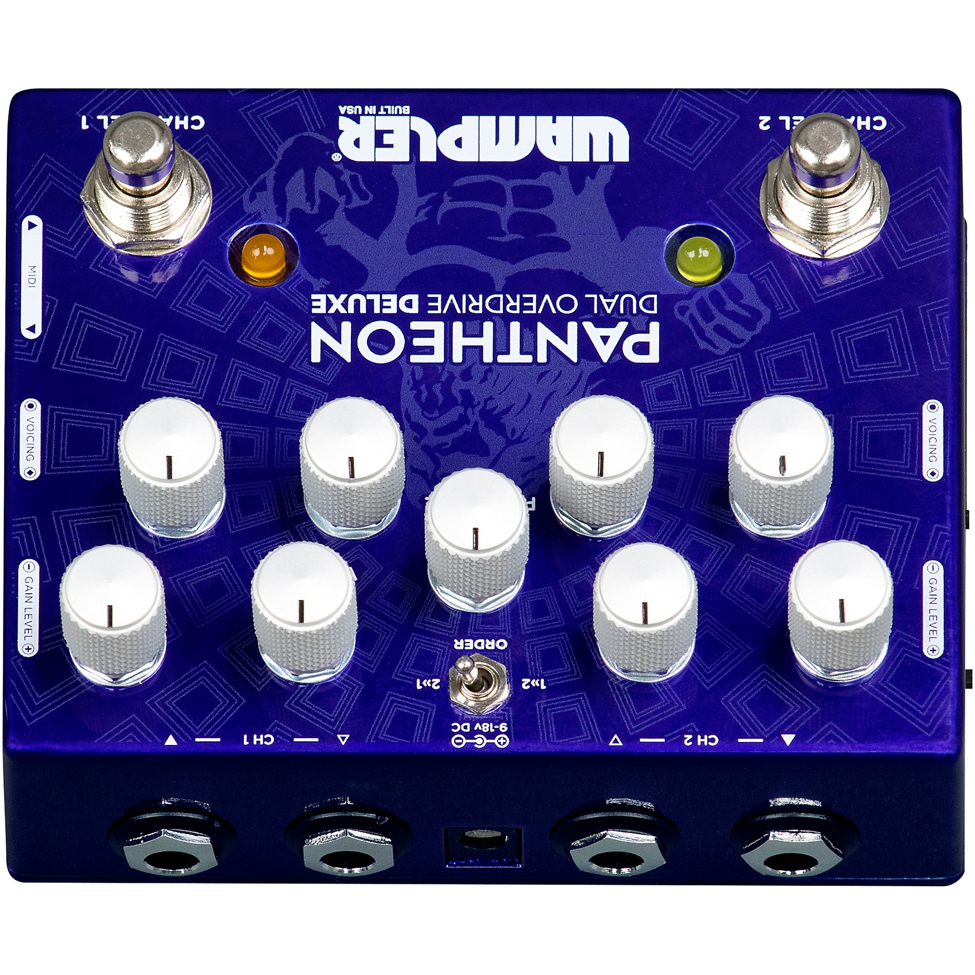 Wampler Pantheon Deluxe Dual Overdrive Effects Pedal | Music